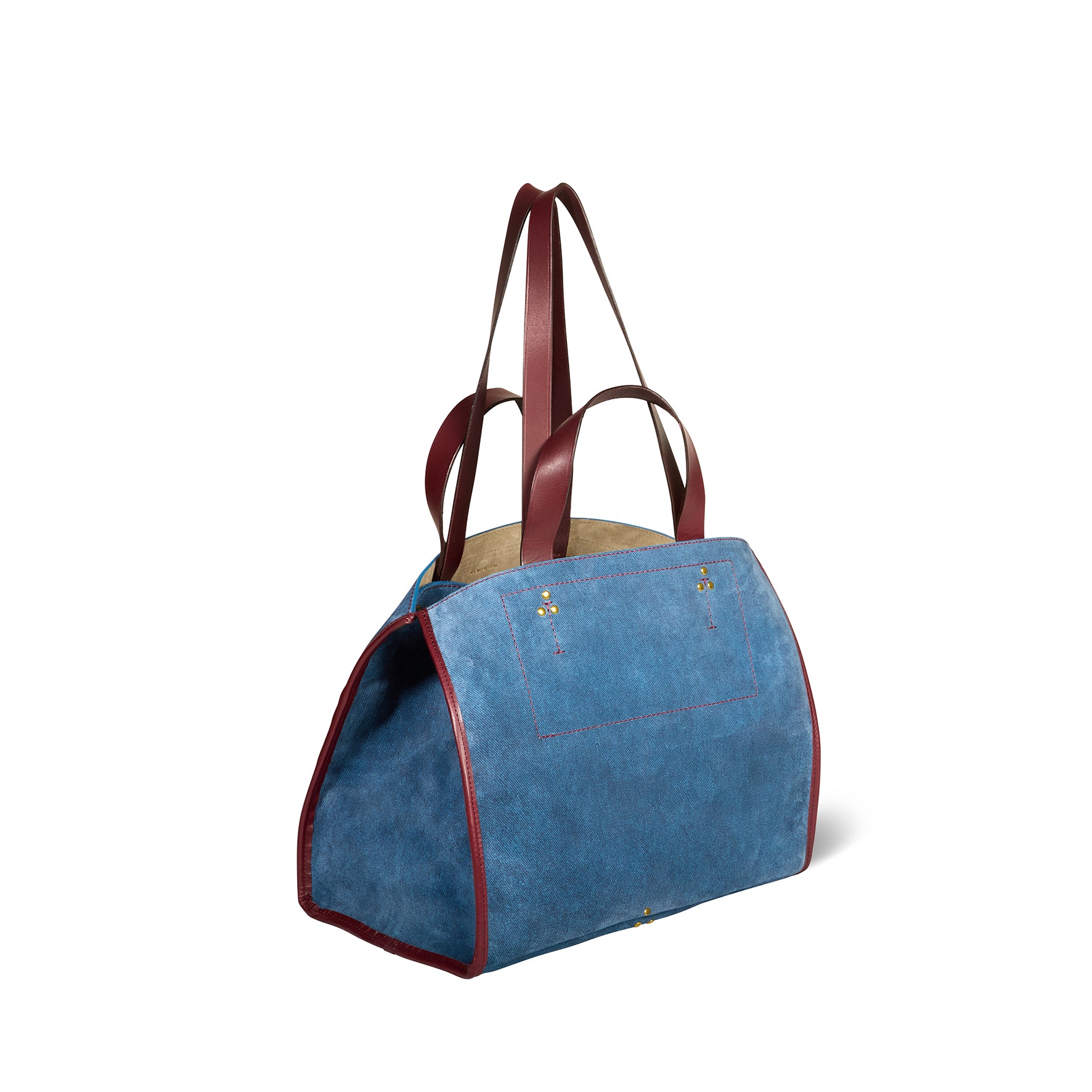 Léon M Tote bag Split Suede Jean's – Jérôme Dreyfuss