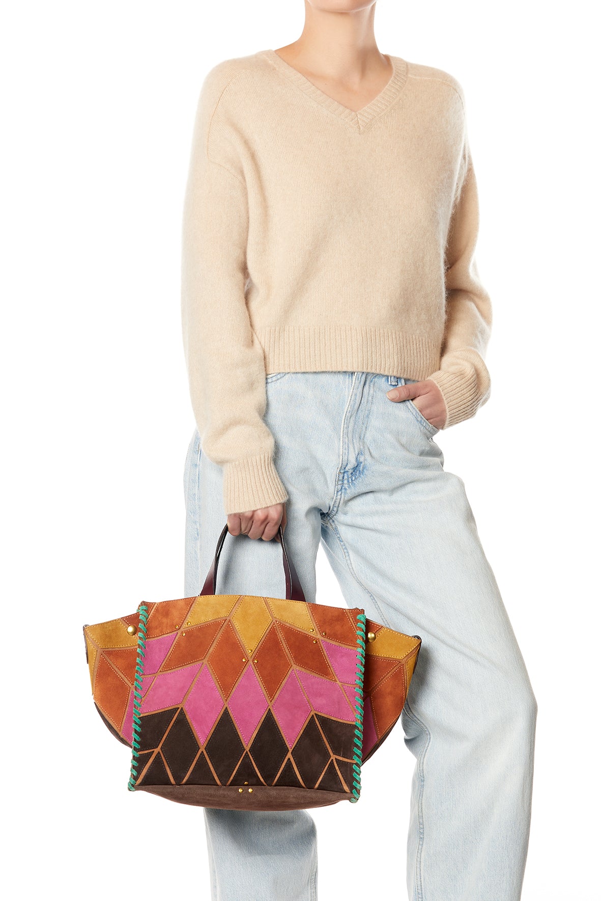 Sac Cabas Léon M Chèvre Coucher de Soleil