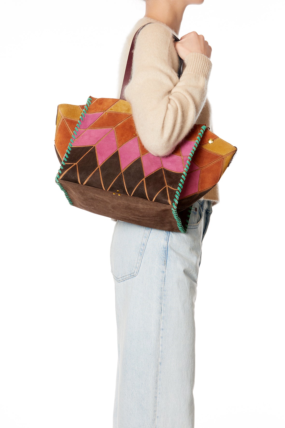 Sac Cabas Léon M Chèvre Coucher de Soleil