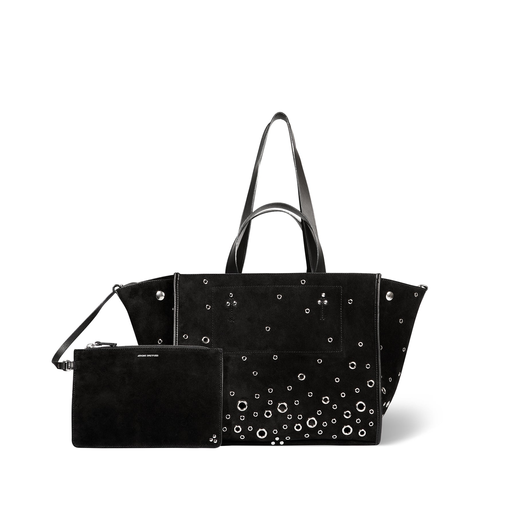 Sac Cabas Léon M croute velours Tandem