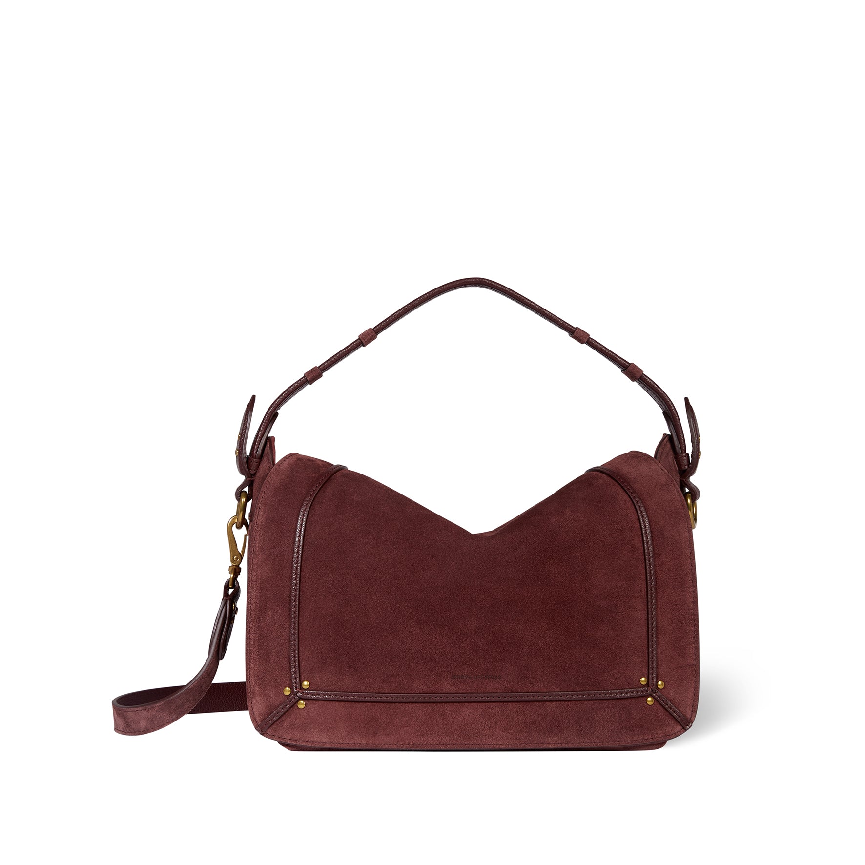 Sac Pepito M croute velours Brulé