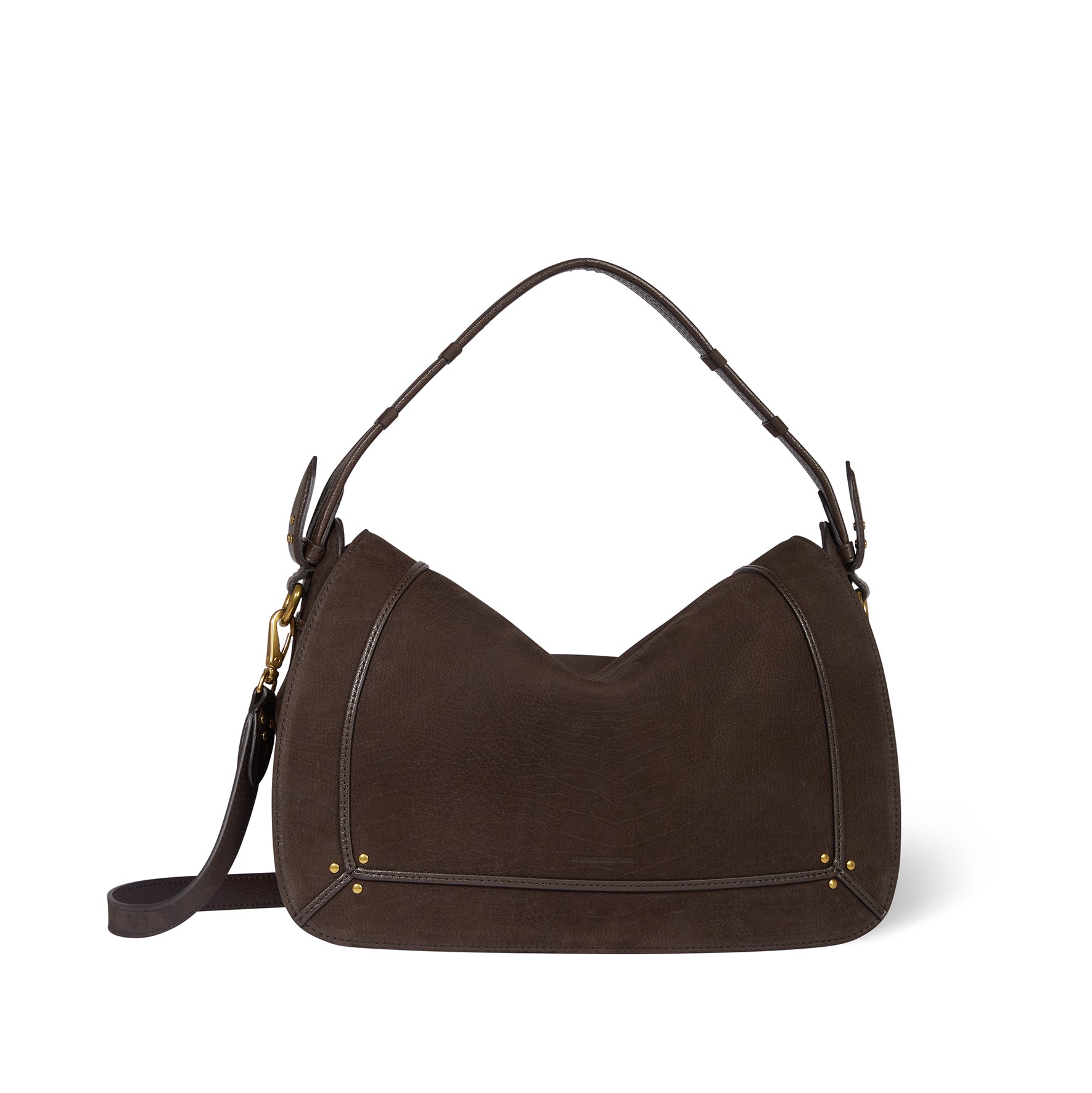 Sac Pepito L taurillon Imprimé Croco Moka