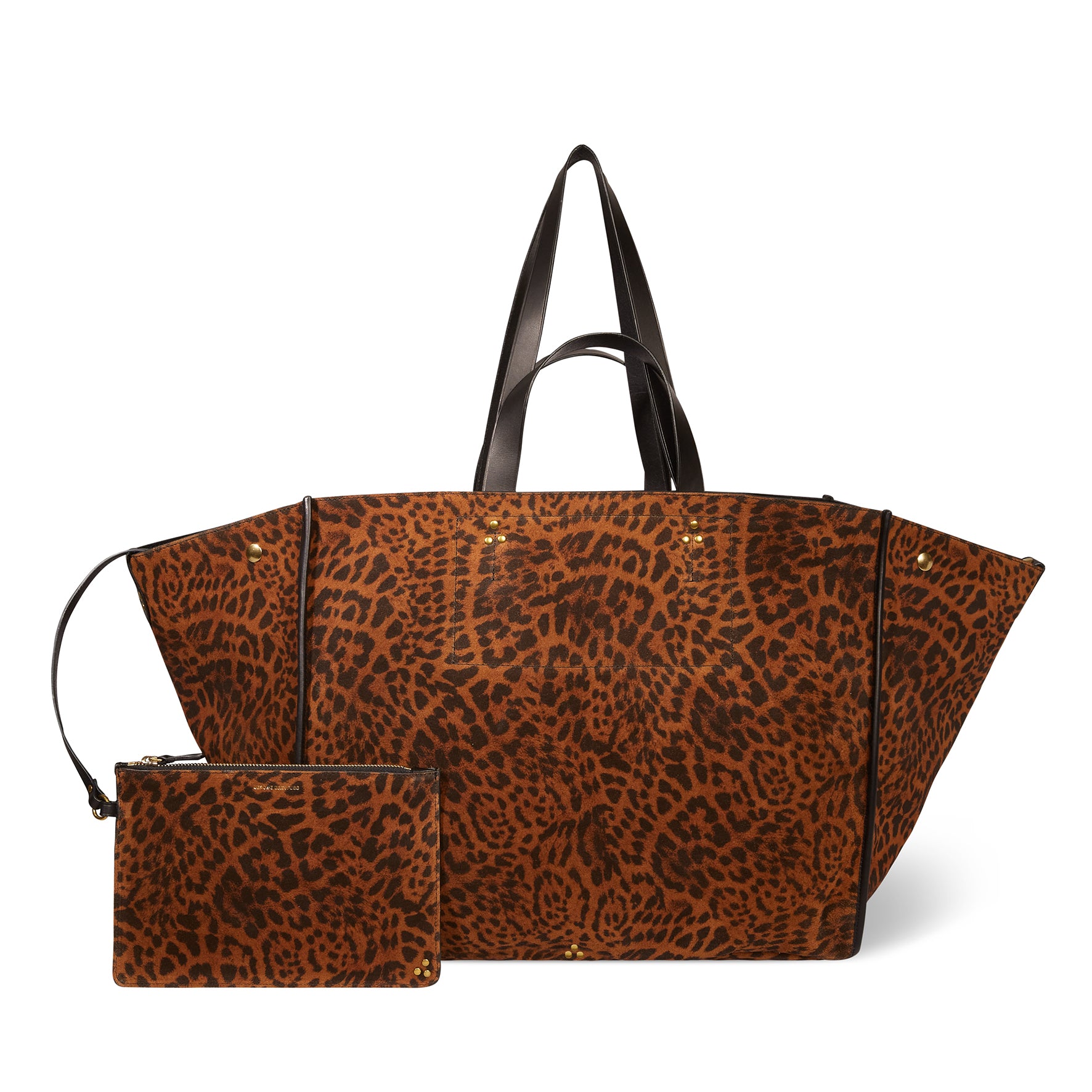 Sac Cabas Léon L croute velours Chat Sauvage