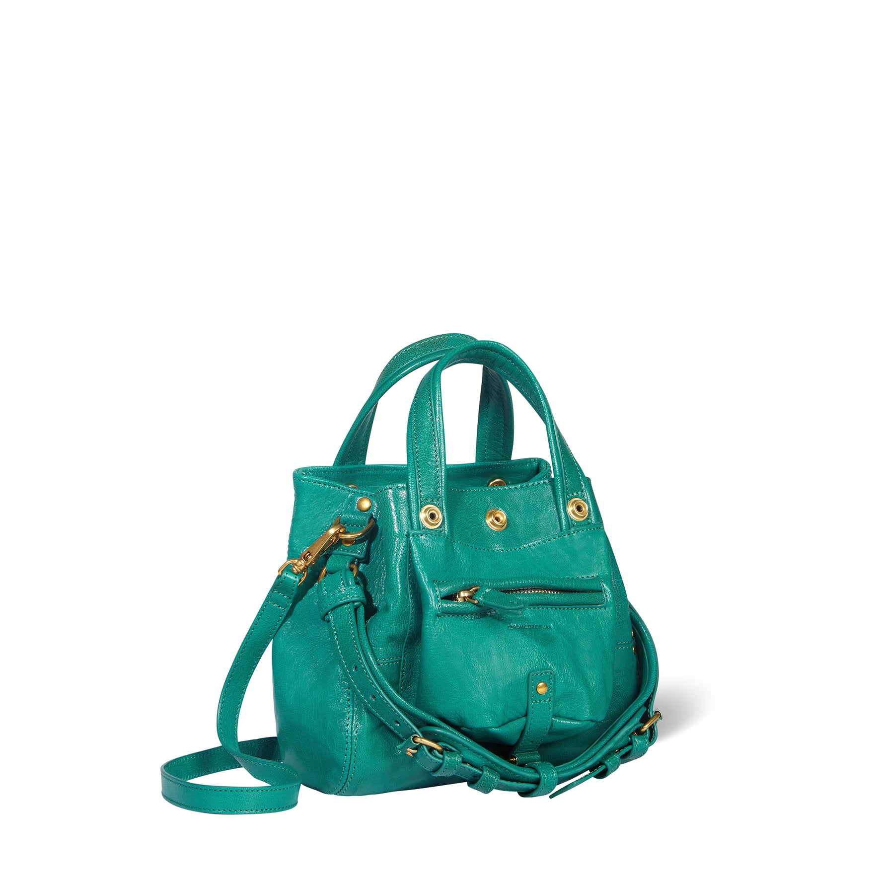 Sac Billy Nano Chèvre Turquoise