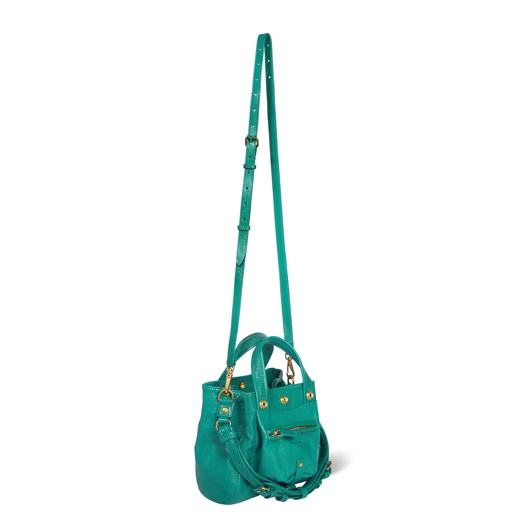 Sac Billy Nano Chèvre Turquoise