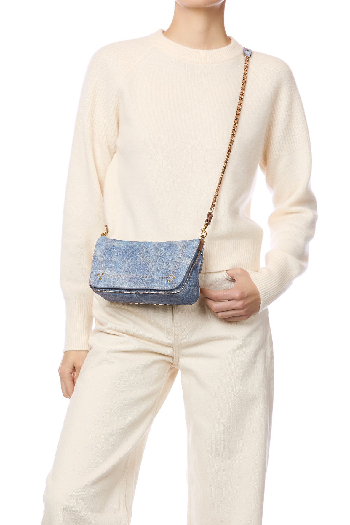 Sac Bobi S croute velours Washed Jean's