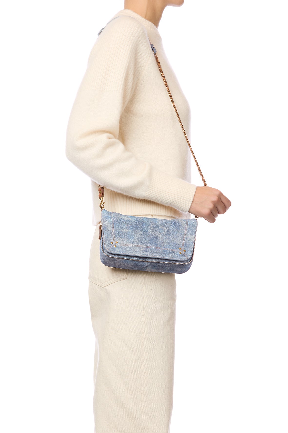 Sac Bobi S croute velours Washed Jean's