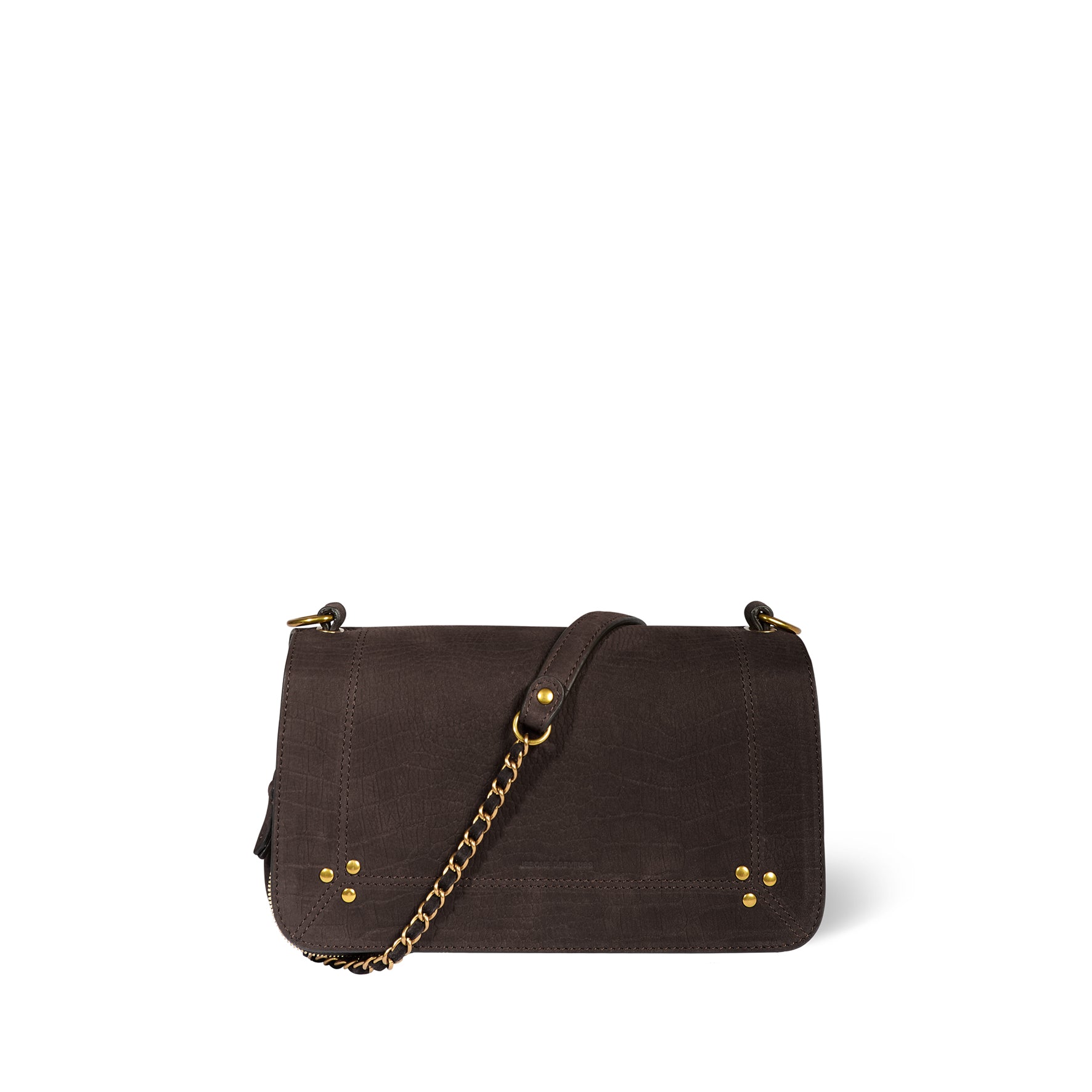 Sac Bobi taurillon Imprimé Croco Moka