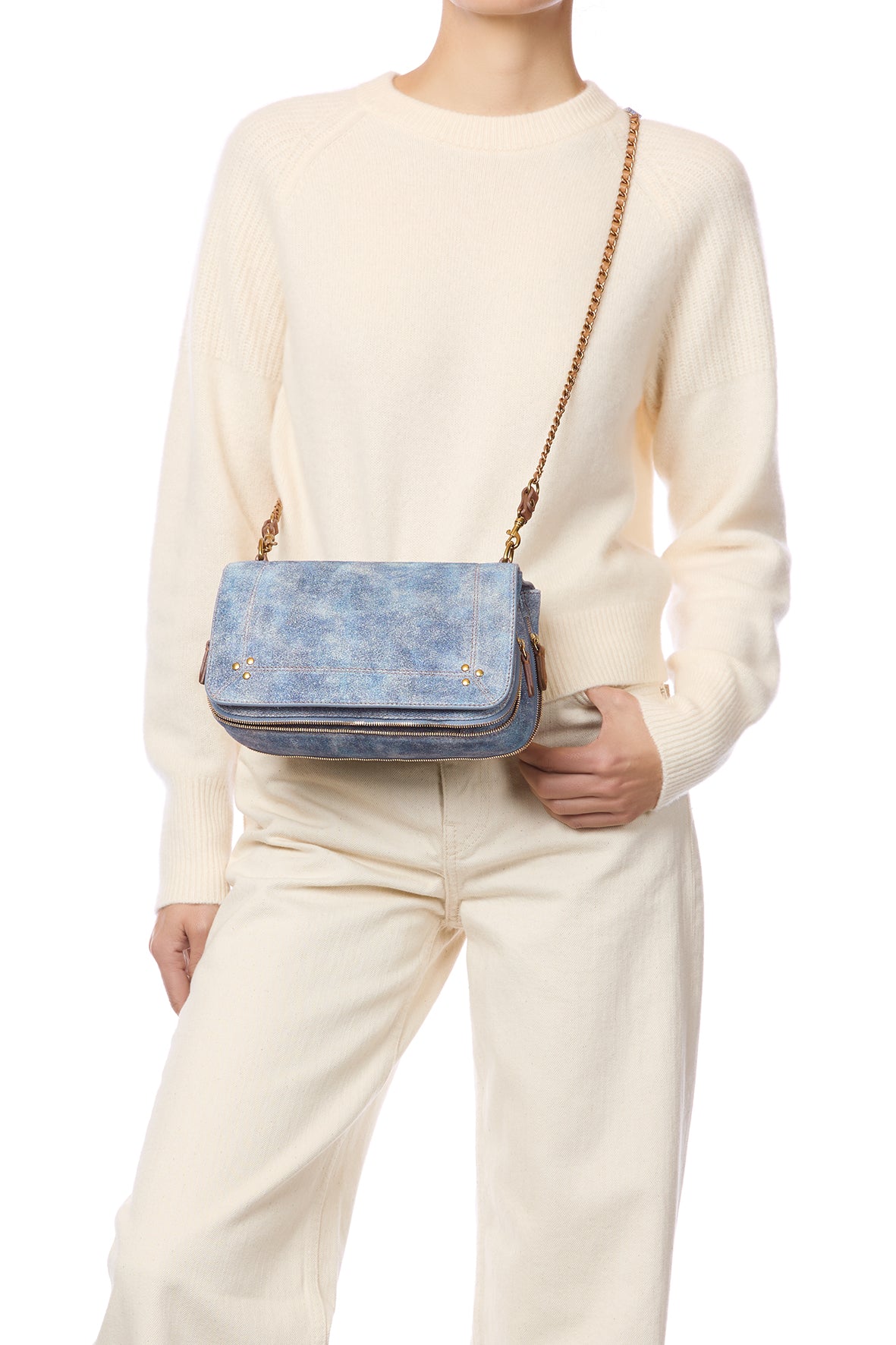 Sac Bobi croute velours Washed Jean's