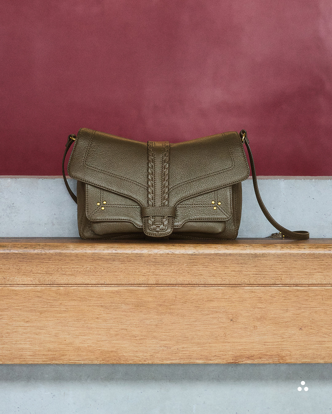 Harry M Bag Kaki Goatskin – Jérôme Dreyfuss