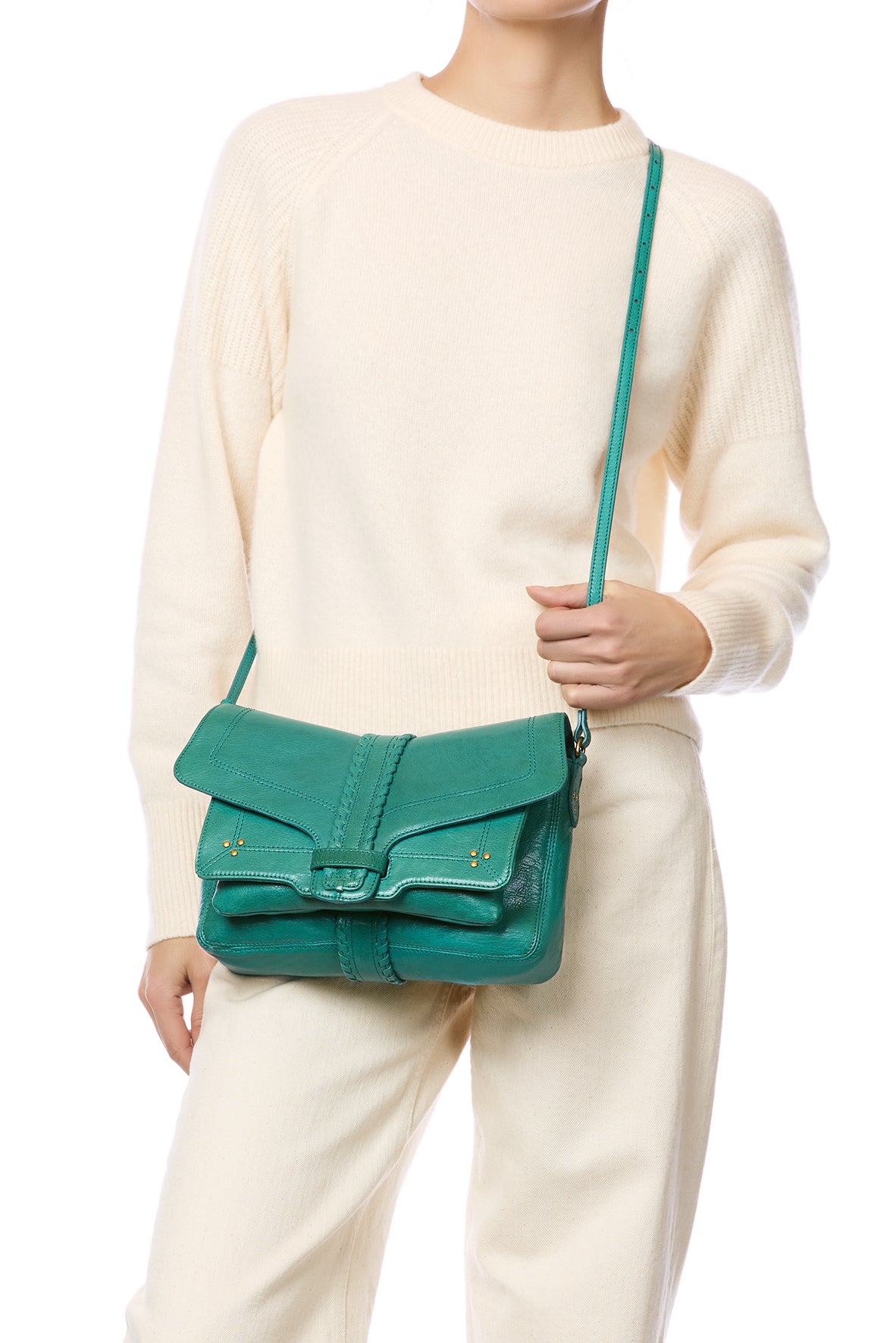 Sac Harry M Chèvre Turquoise