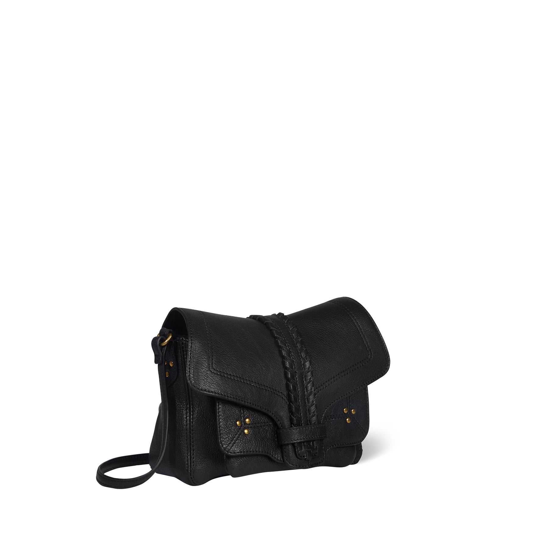 Sac Harry S Chèvre Noir Grainé