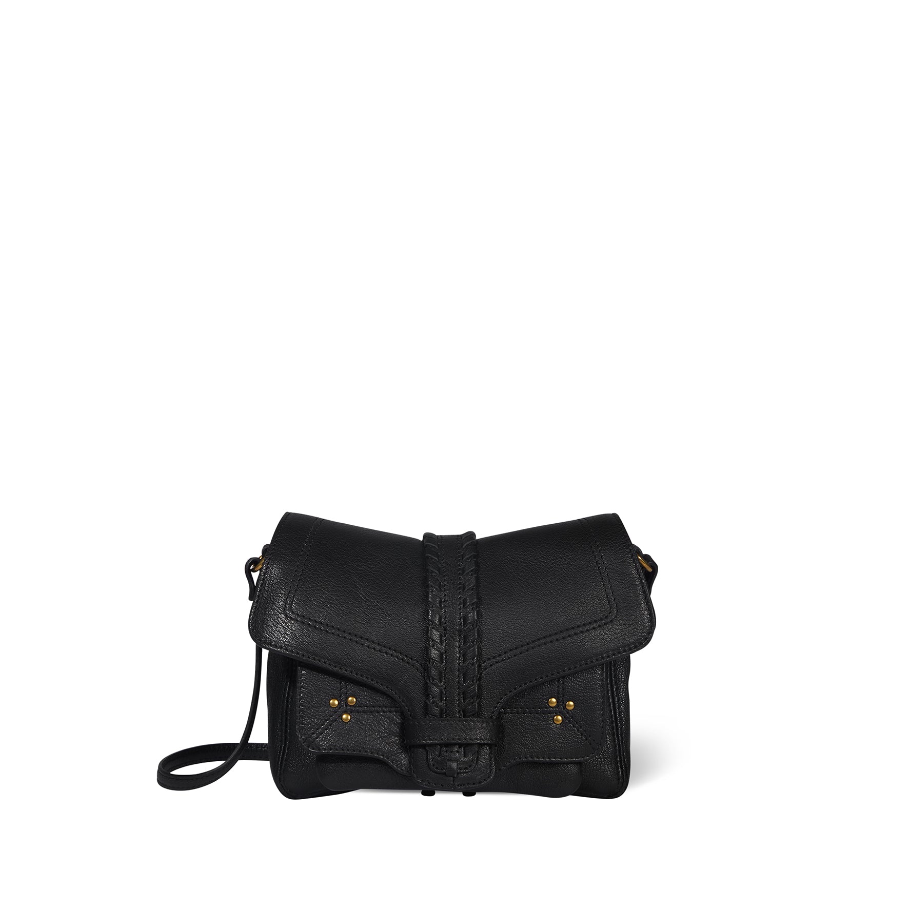 Sac Harry S Chèvre Noir Grainé