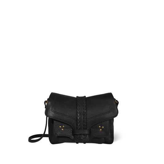 Sac Harry S Chèvre Noir Grainé