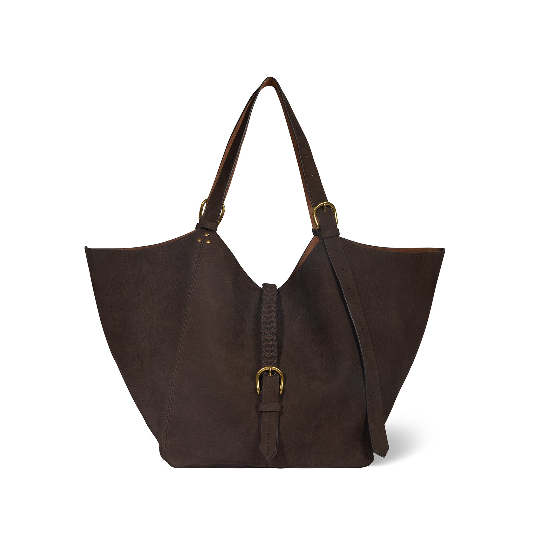 Sac Cabas Joseph M taurillon Imprimé Croco Moka