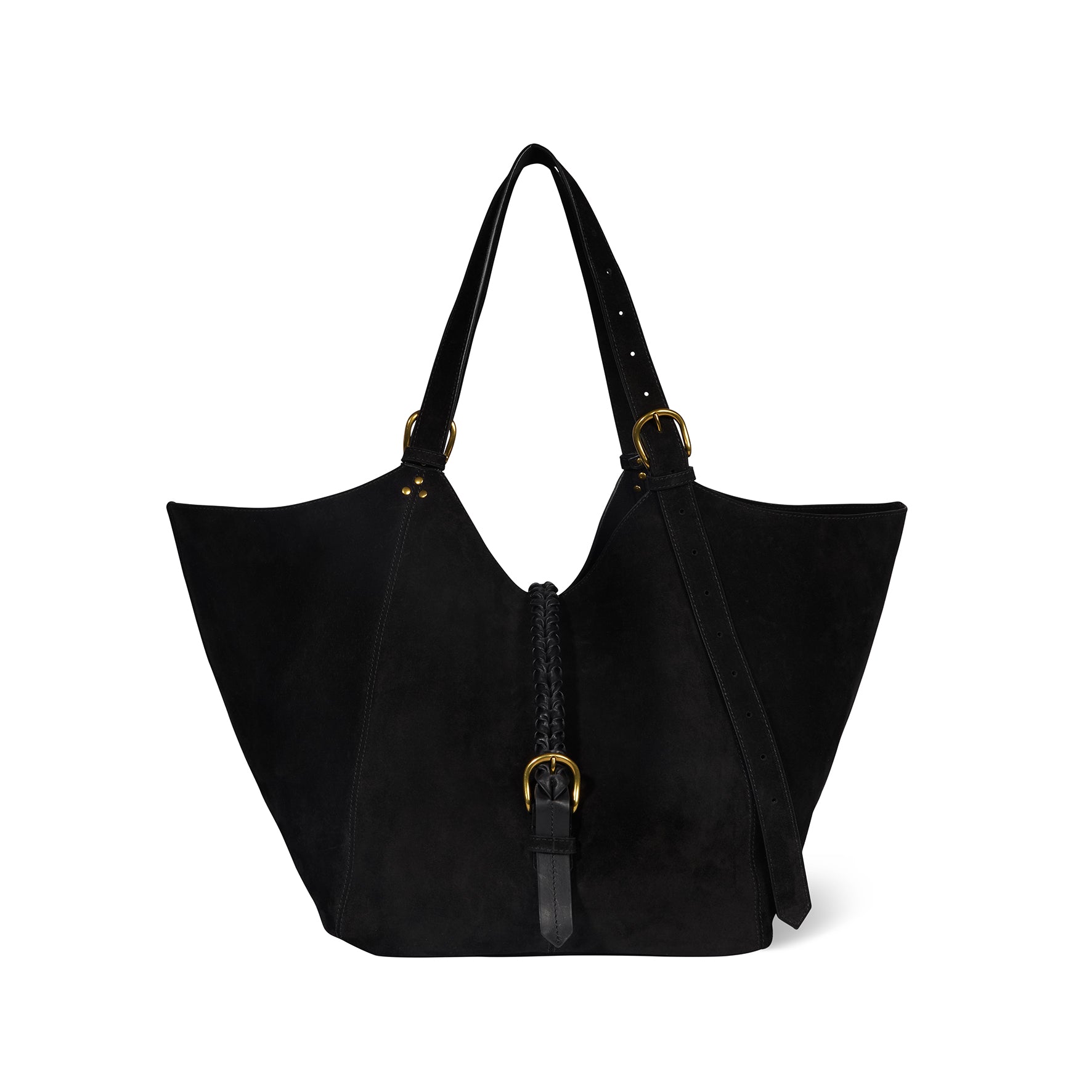 Sac Cabas Joseph M croute velours Noir