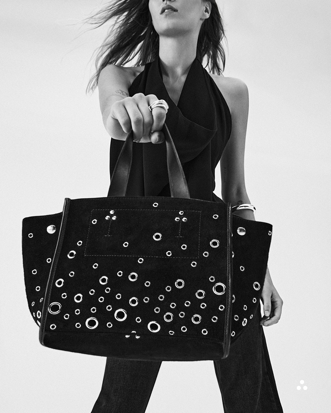 Sac Cabas Léon S croute velours Tandem