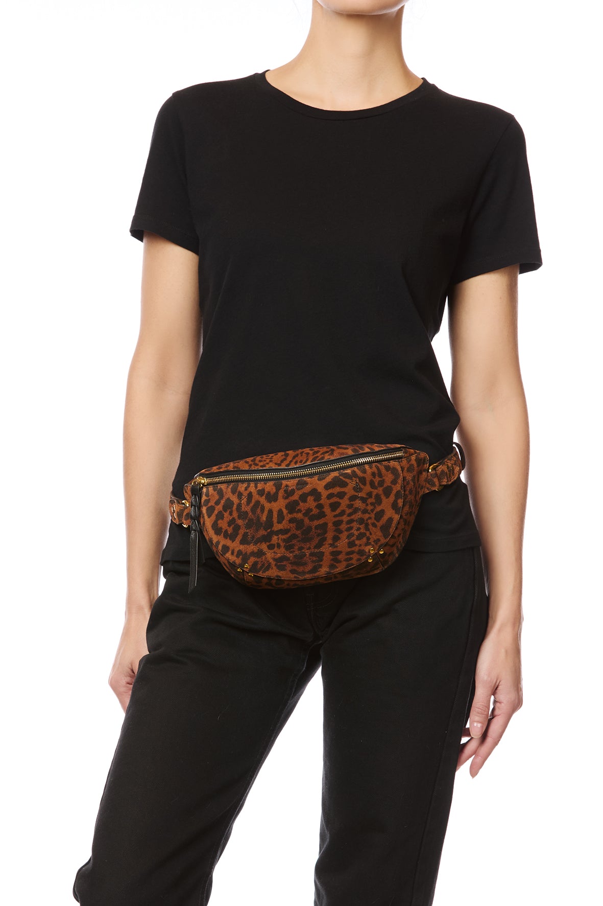 Sac Lino banane croute velours Chat Sauvage