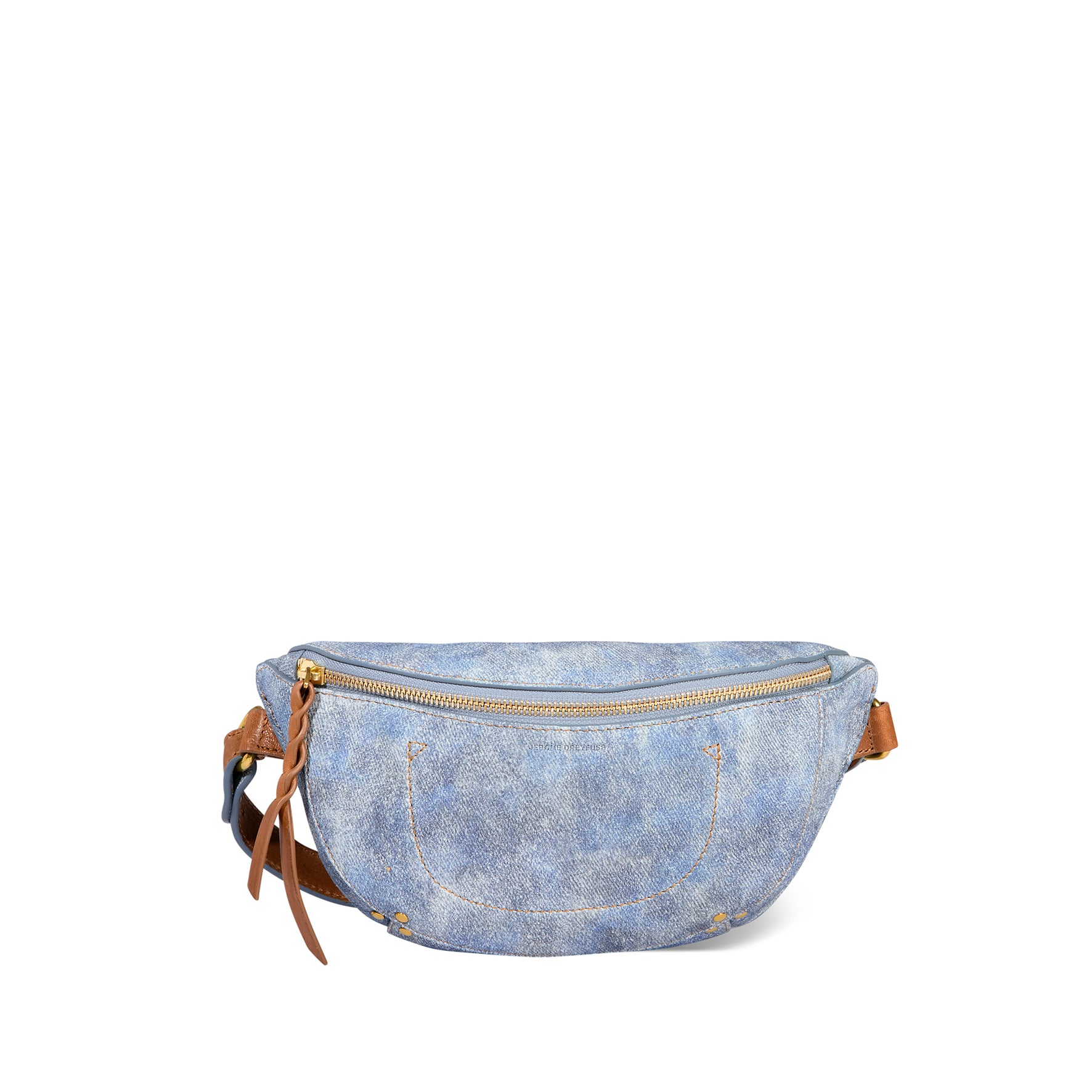 Sac Lino banane croute velours Washed Jean's