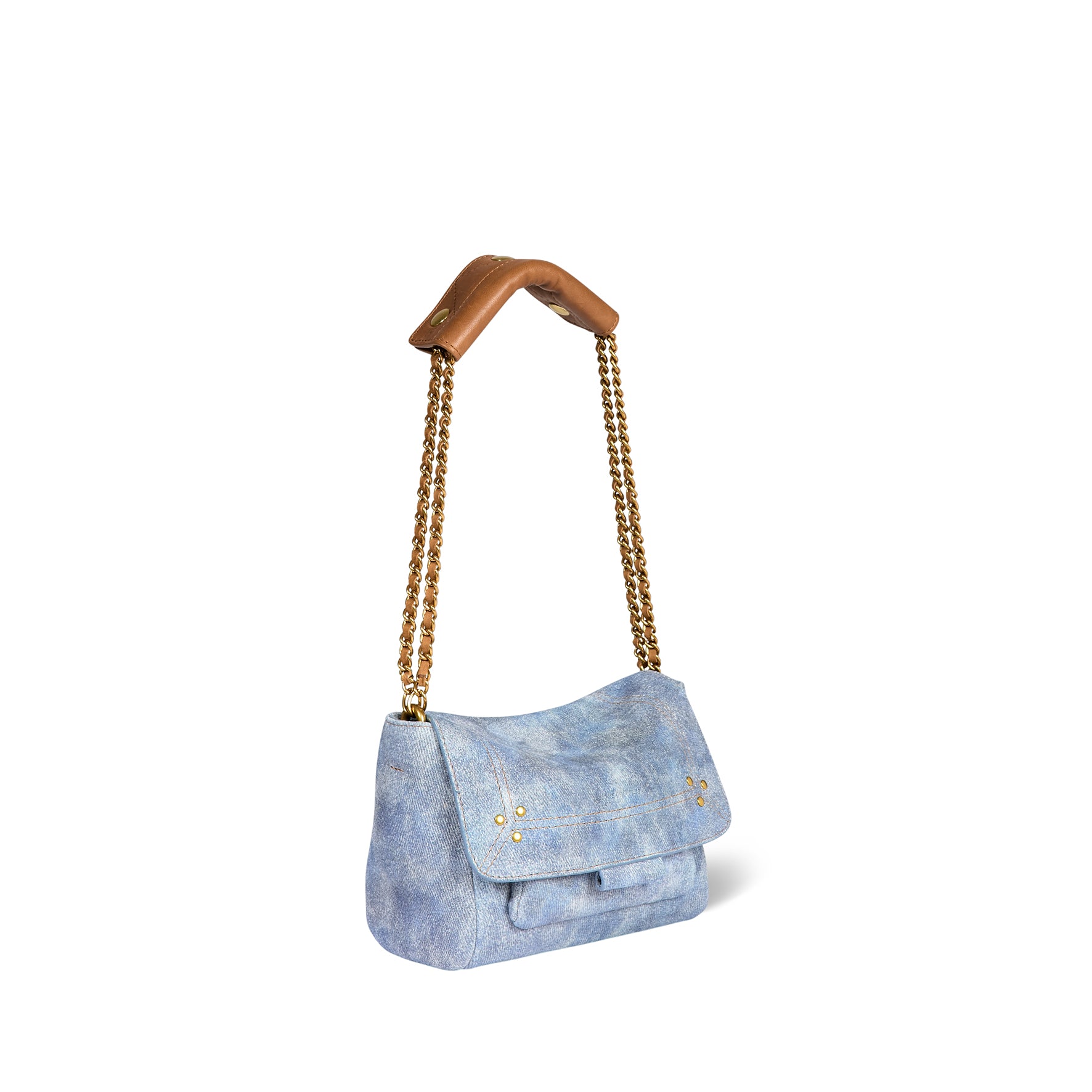 Sac Lulu S croute velours Washed Jean's