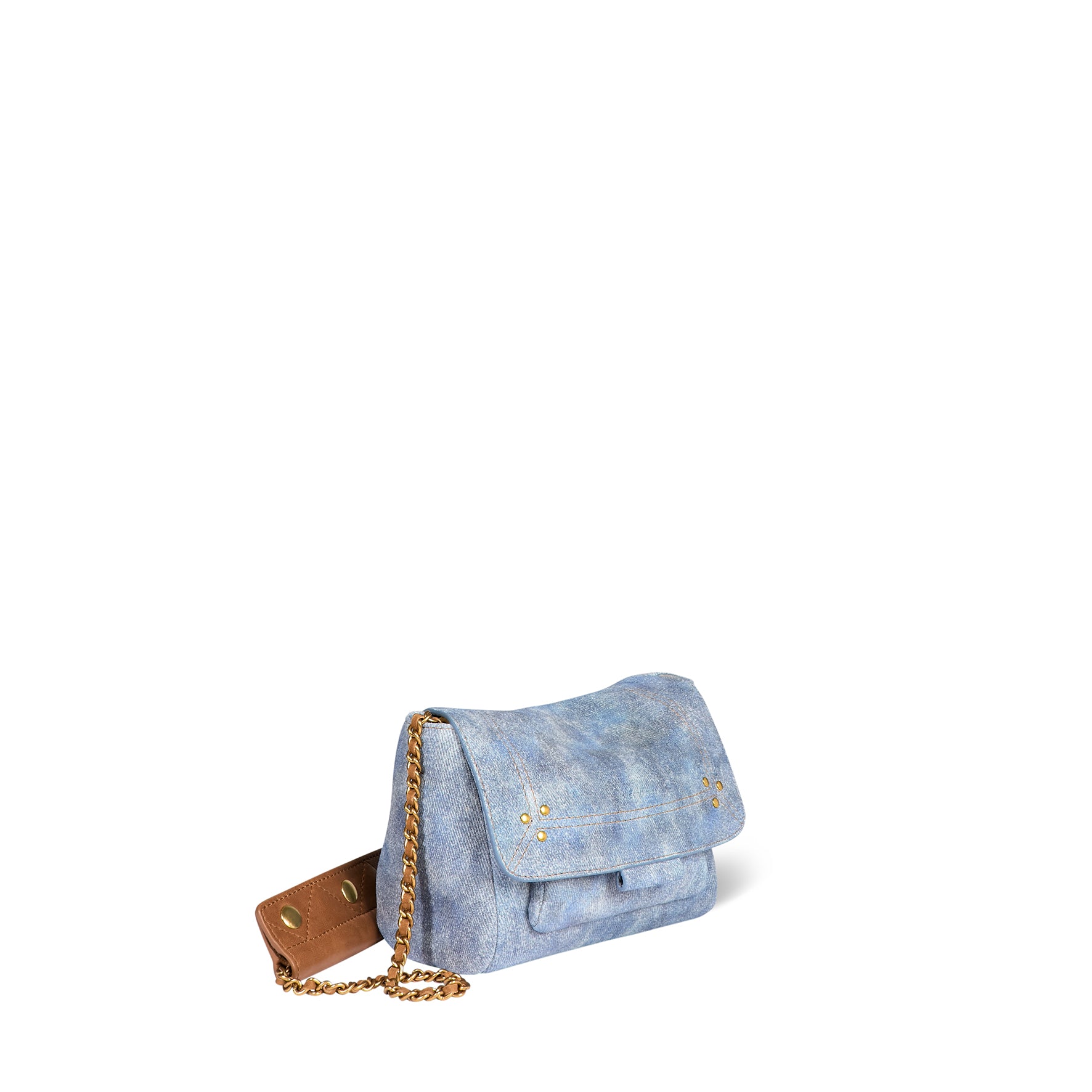Sac Lulu S croute velours Washed Jean's