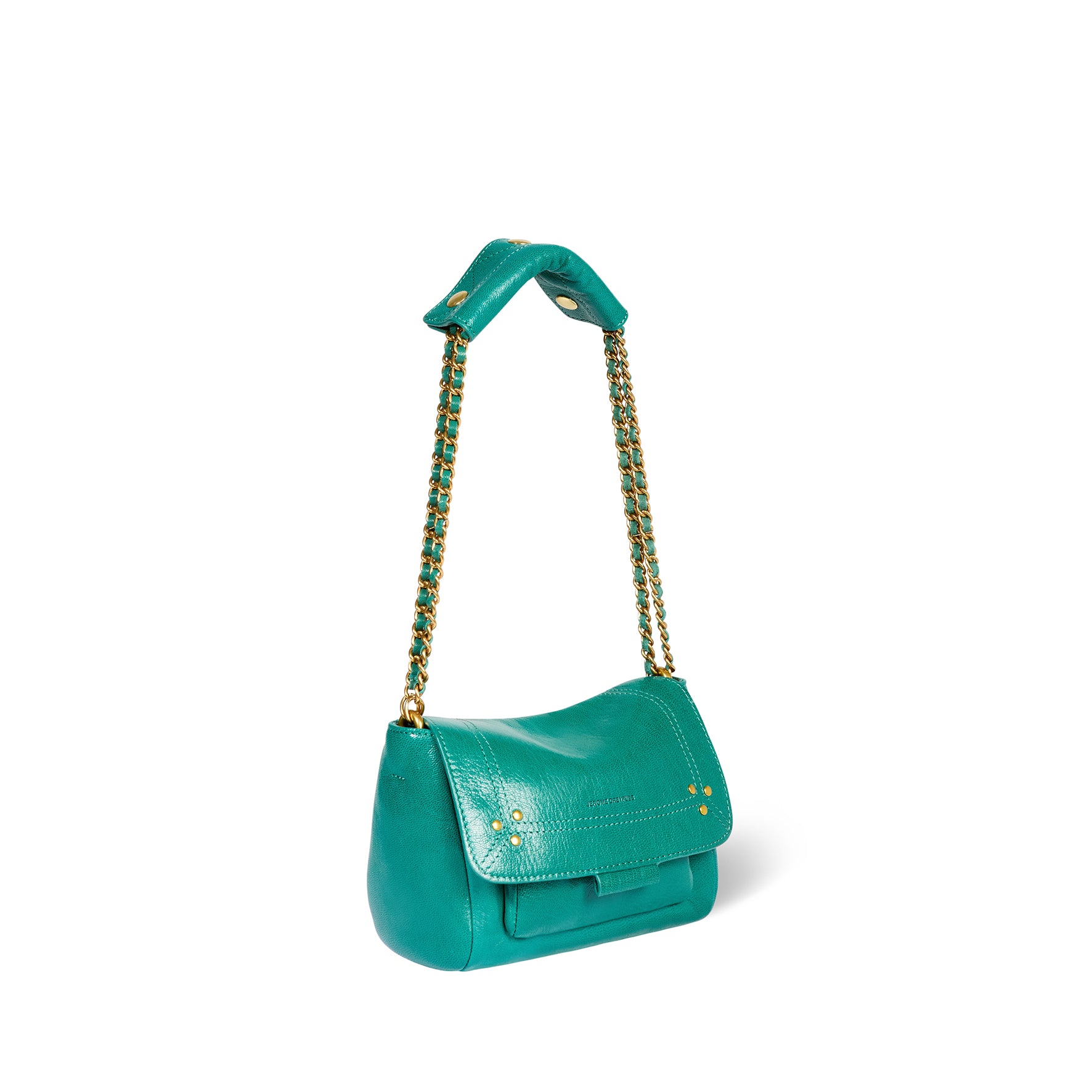 Sac Lulu S Chèvre Turquoise