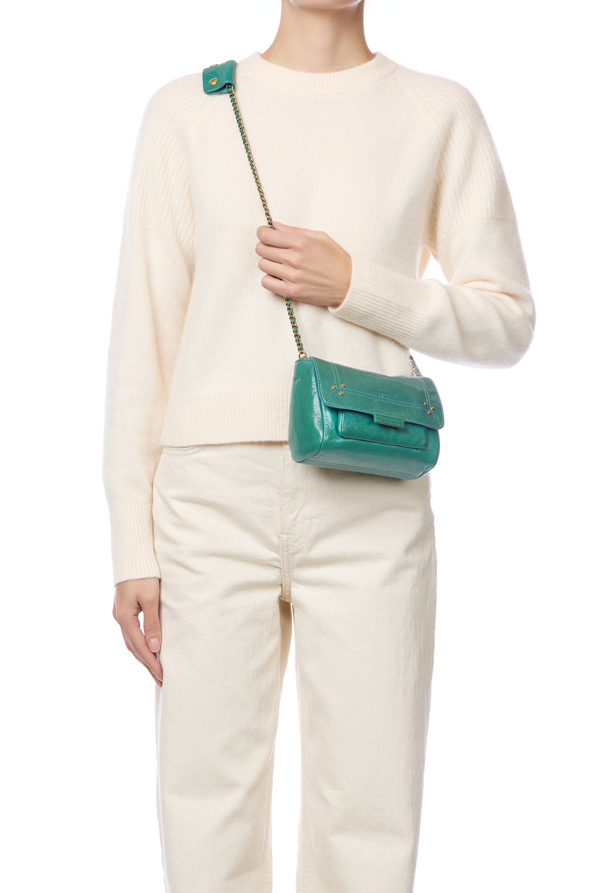 Sac Lulu S Chèvre Turquoise