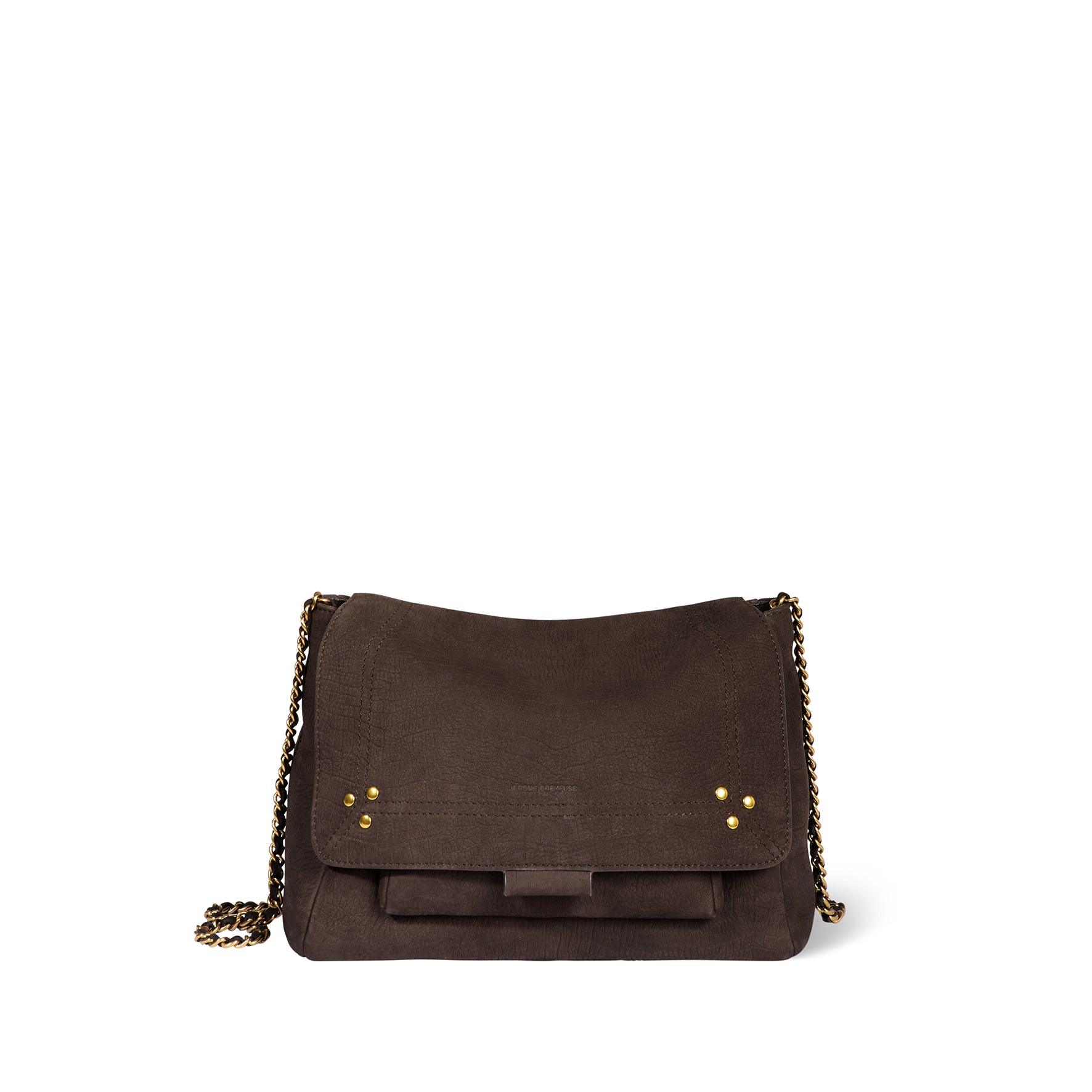 Sac Lulu M taurillon Imprimé Croco Moka