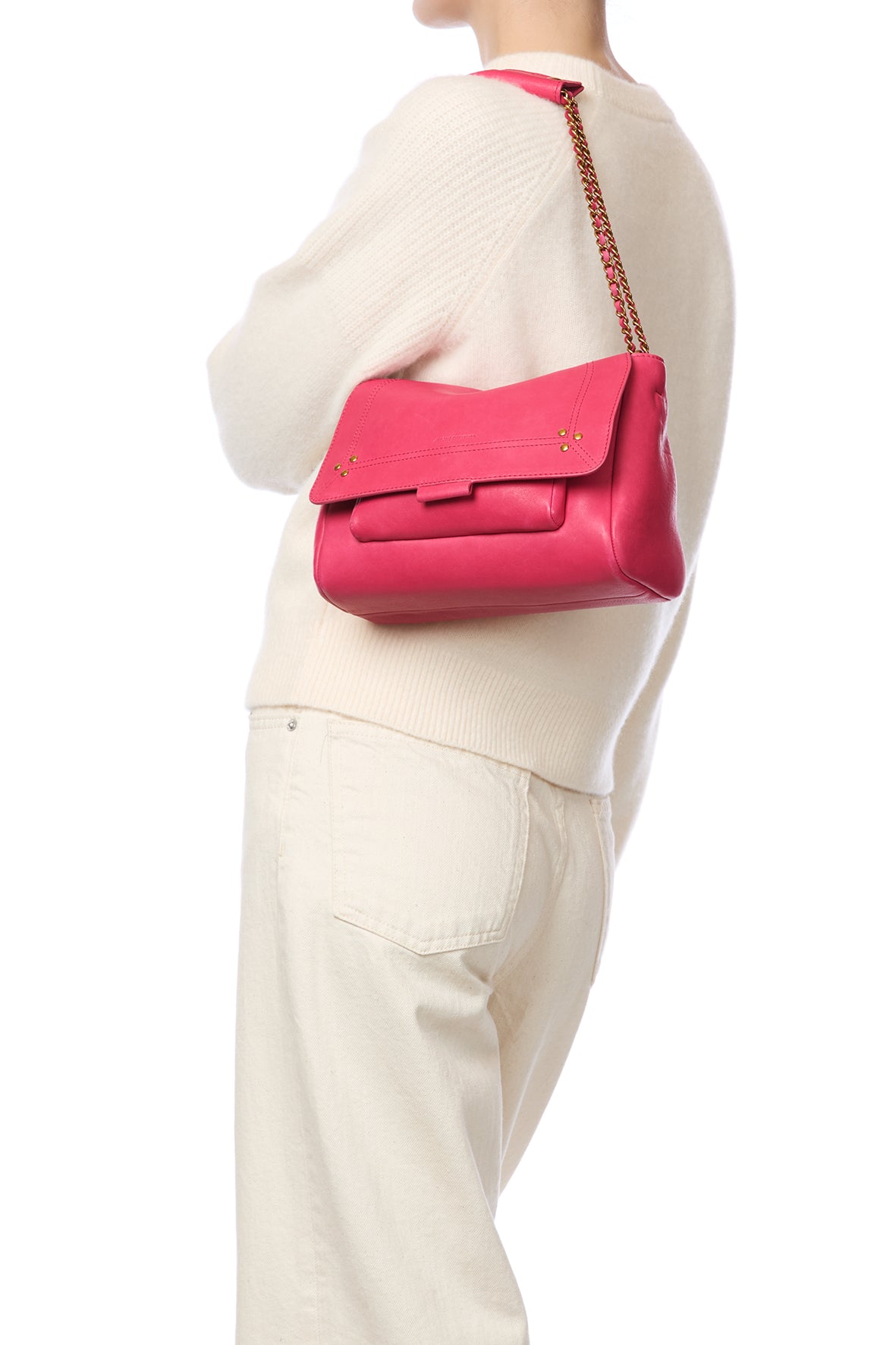 Sac Lulu M Agneau Jacinthe