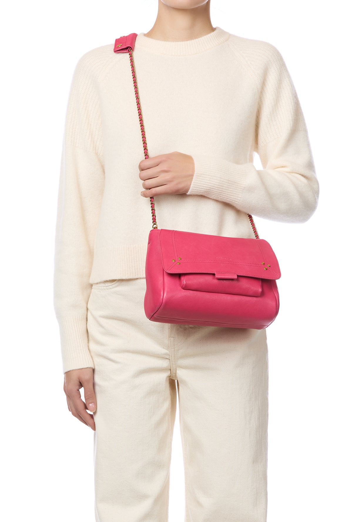 Sac Lulu M Agneau Jacinthe