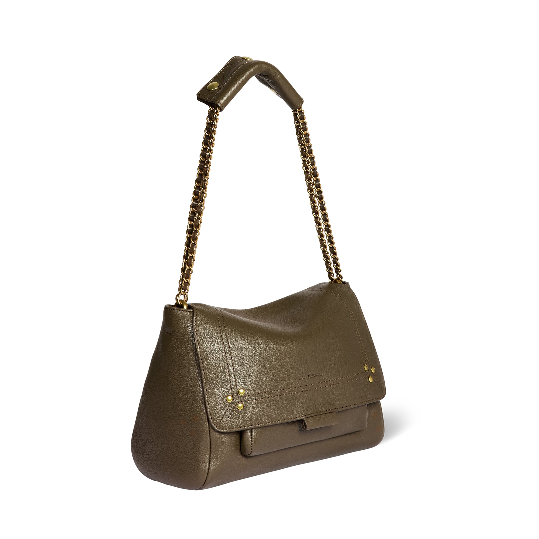 Lulu M Bag Kaki Goatskin – Jérôme Dreyfuss