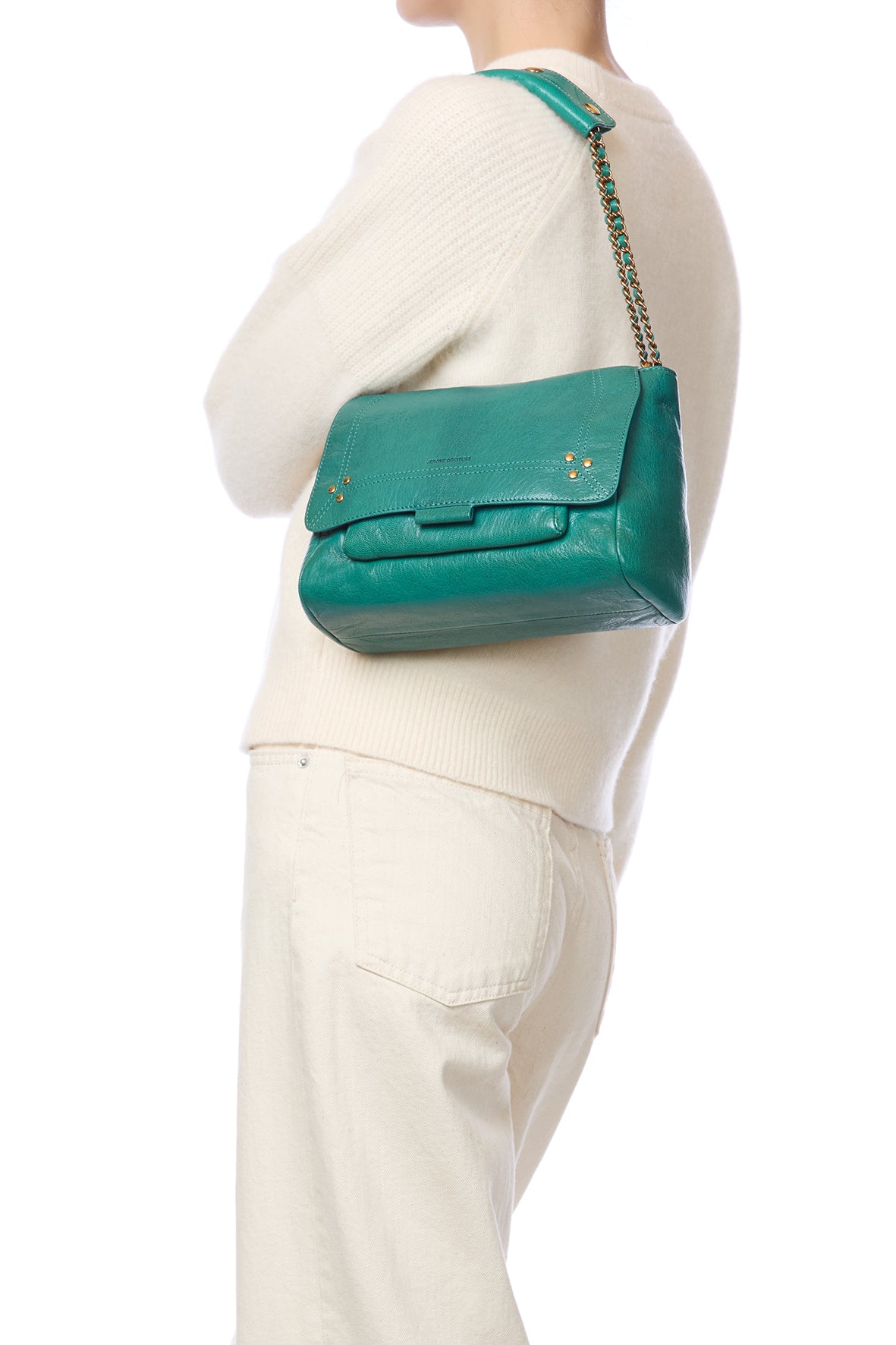 Sac Lulu M Chèvre Turquoise