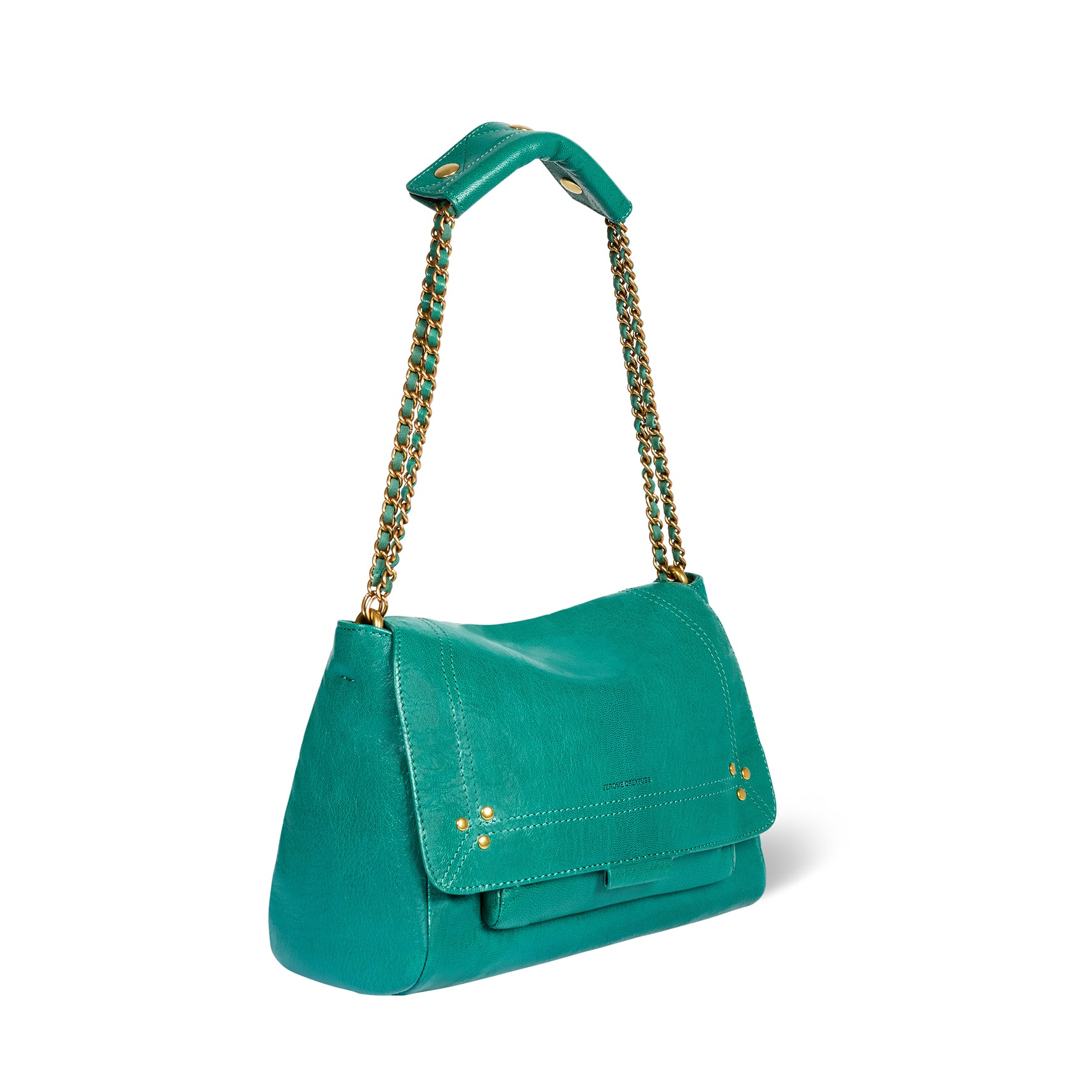 Sac Lulu M Chèvre Turquoise