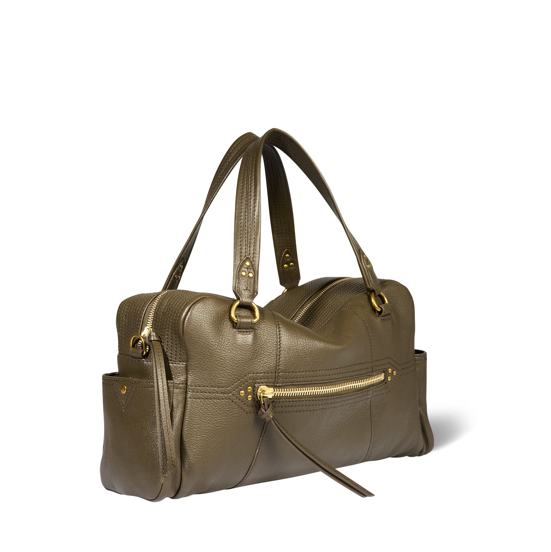 Sac Lucky Bowling Chèvre Kaki