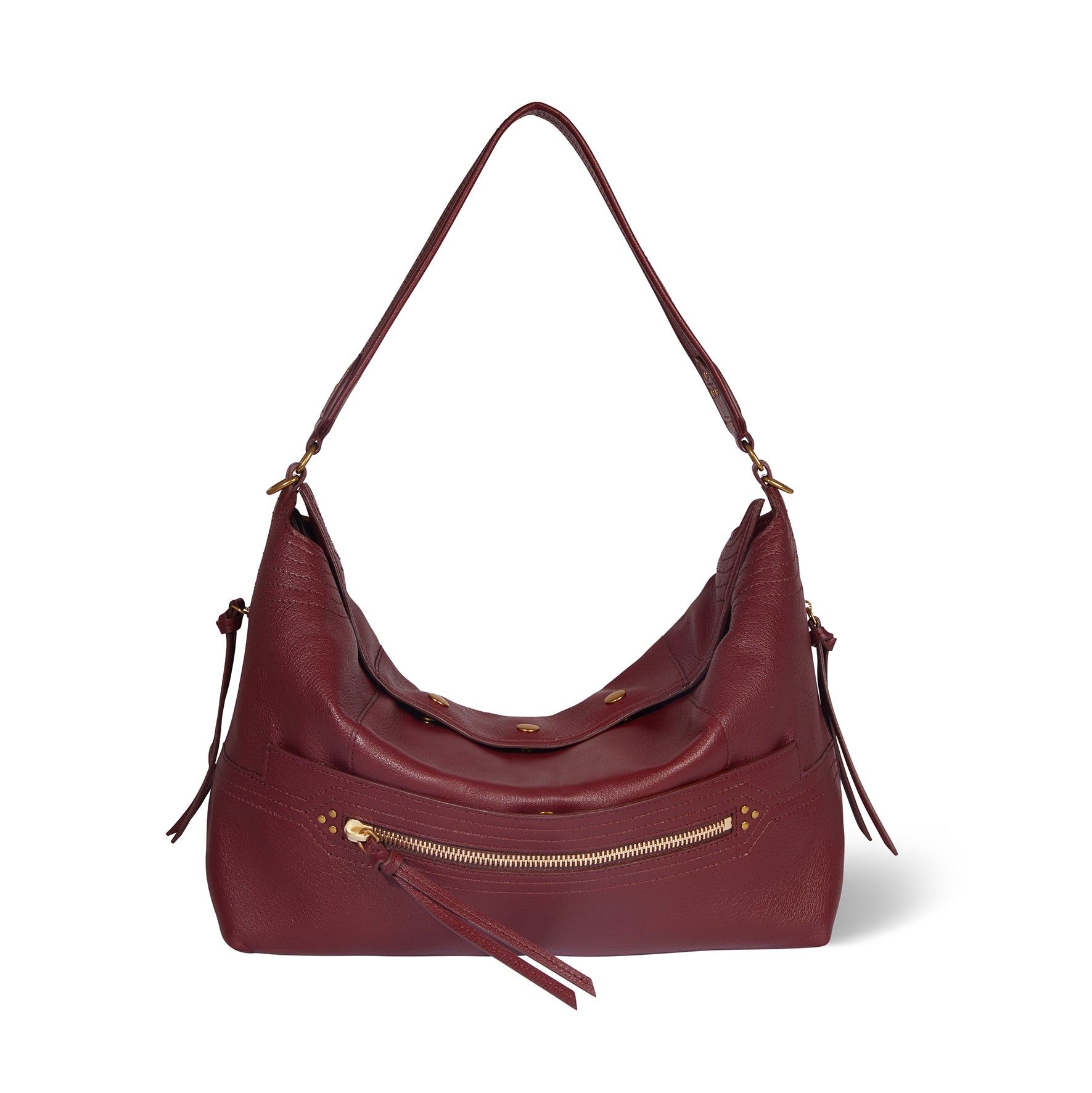 Sac Lucky Hobo Large Chèvre Brulé