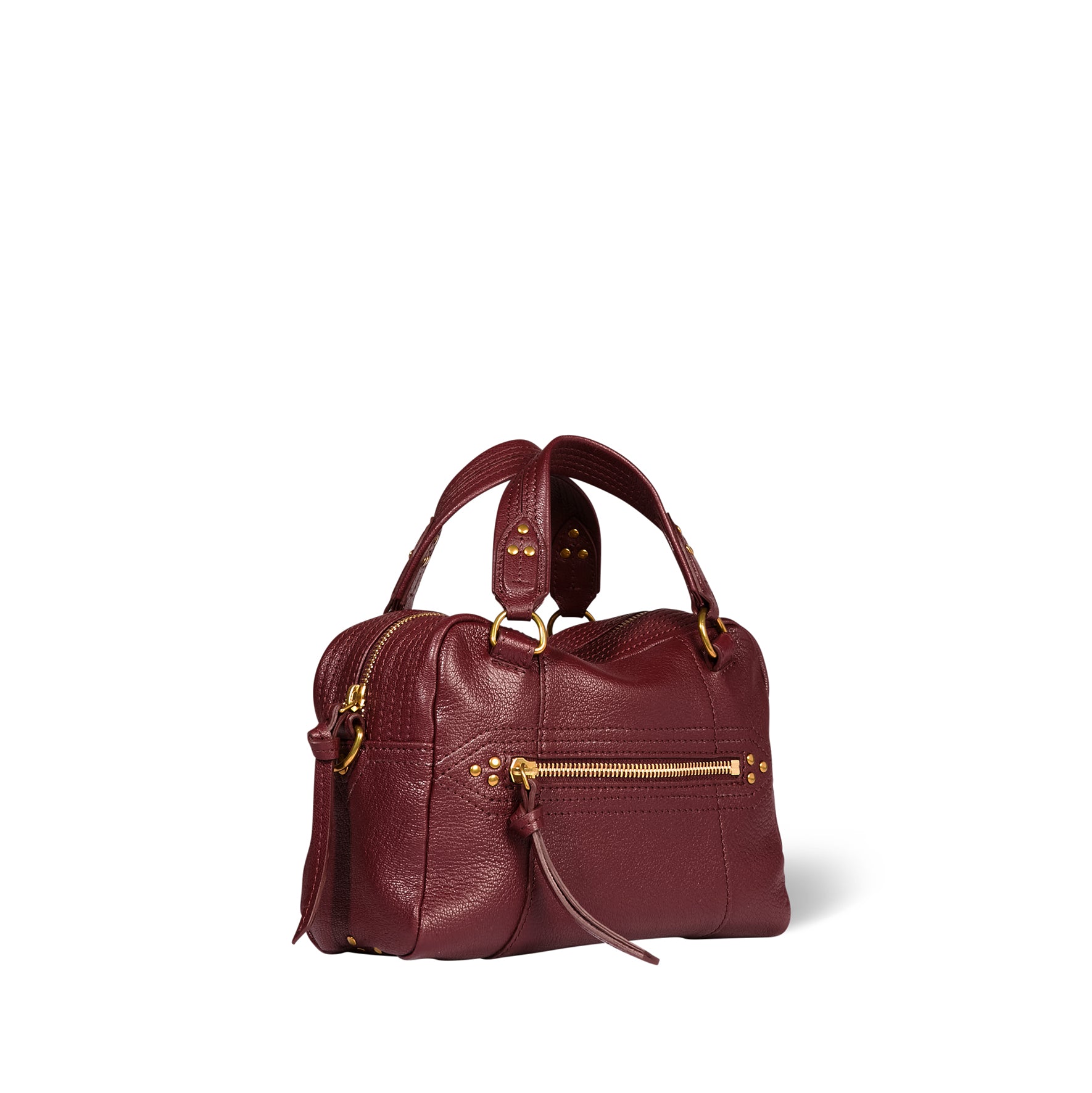 Sac Lucky Bowling Mini Chèvre Brulé