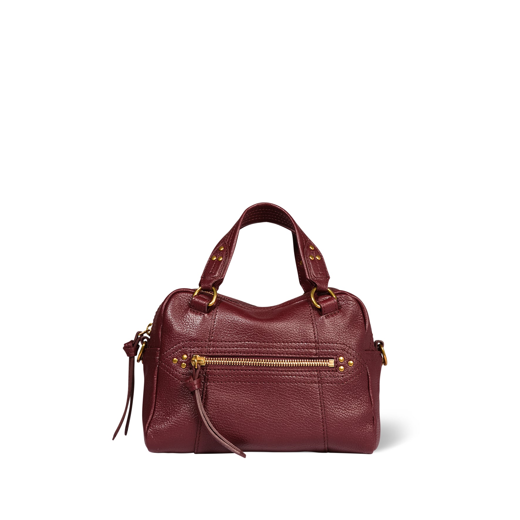 Sac Lucky Bowling Mini Chèvre Brulé