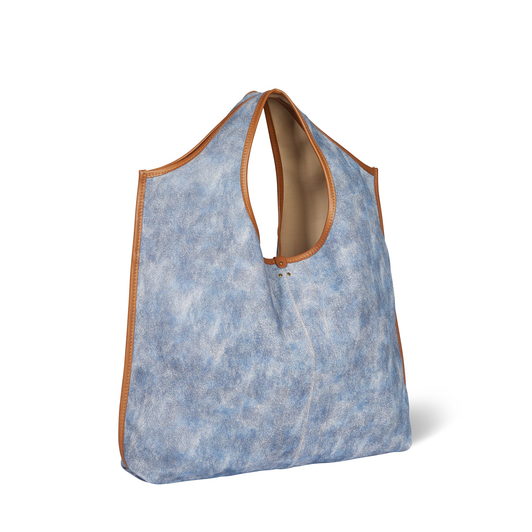 Sac Cabas Paco croute velours Washed Jean's