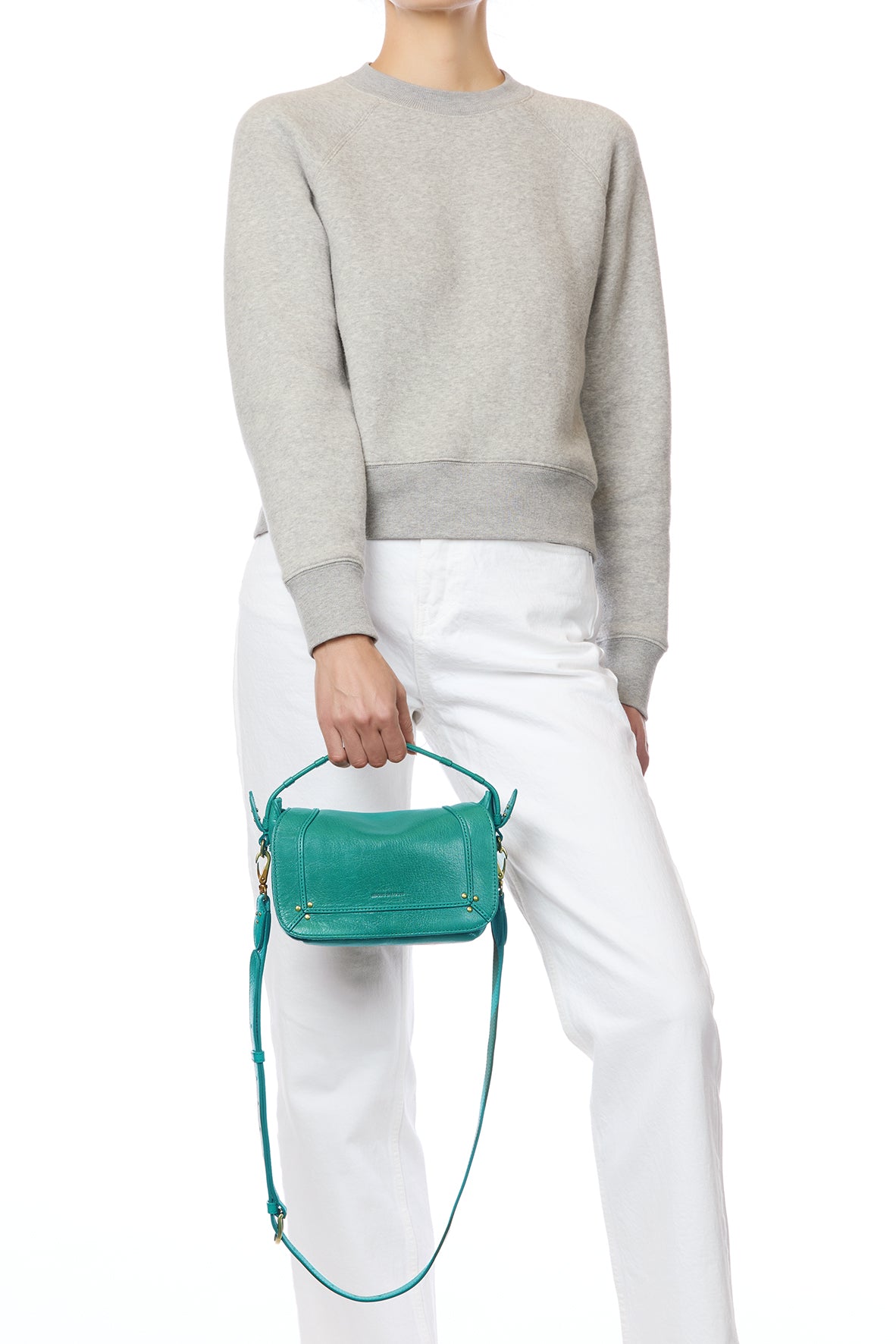 Sac Pepito S Chèvre Turquoise