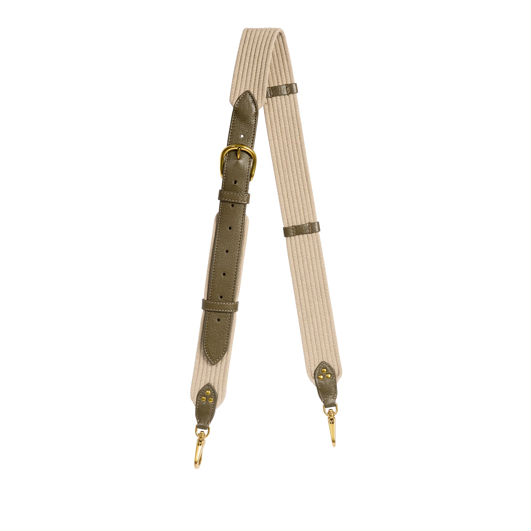 Bandoulière Sangle Large Chèvre Kaki