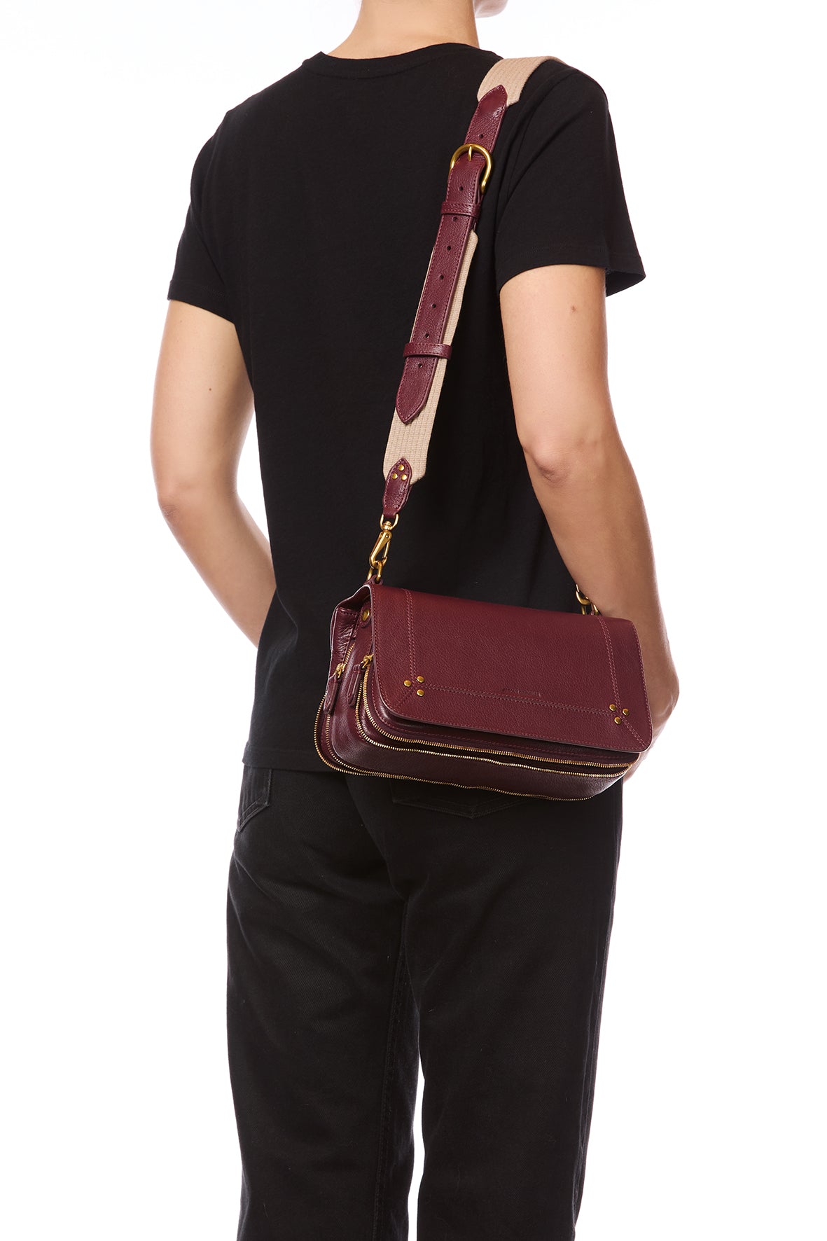 Bandoulière Sangle Large Chèvre Brulé