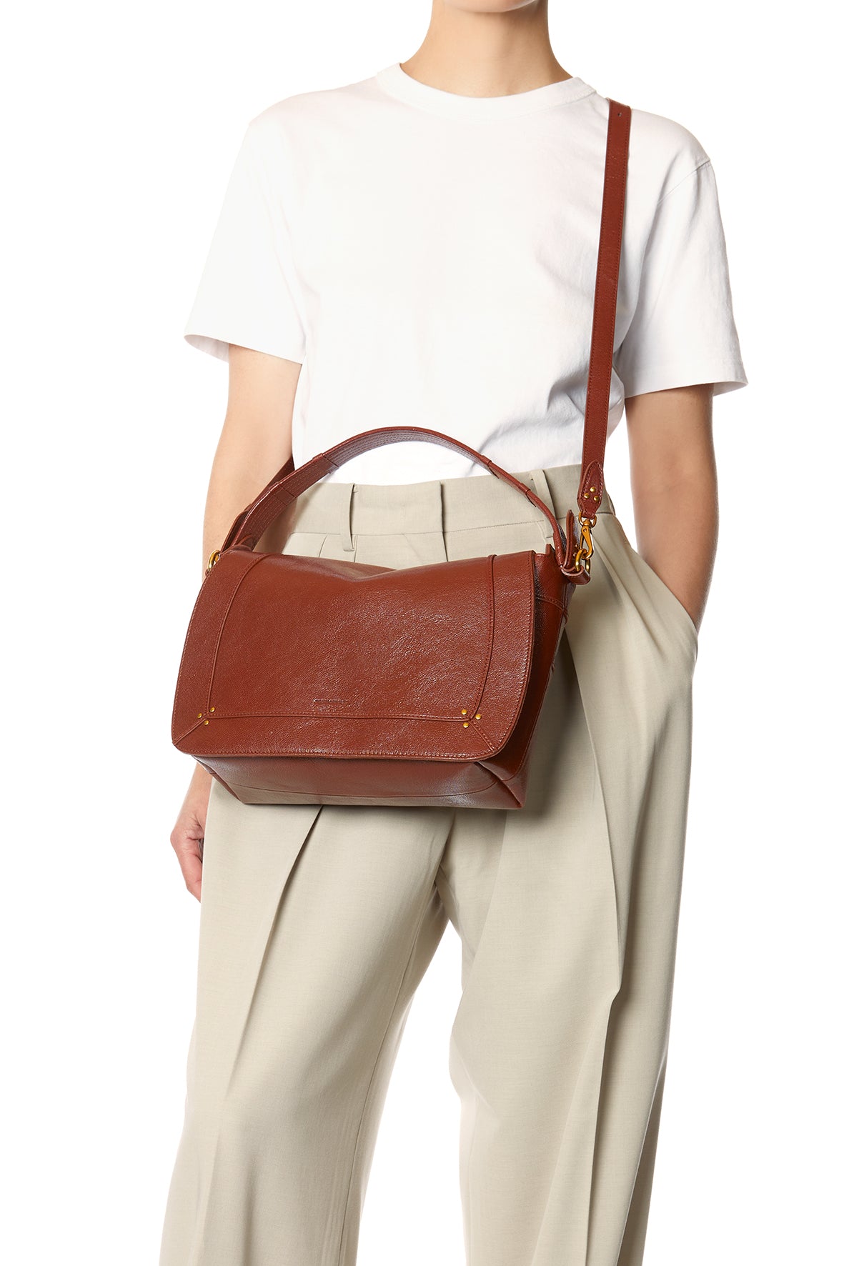 Sac Pepito L Chèvre Noisette