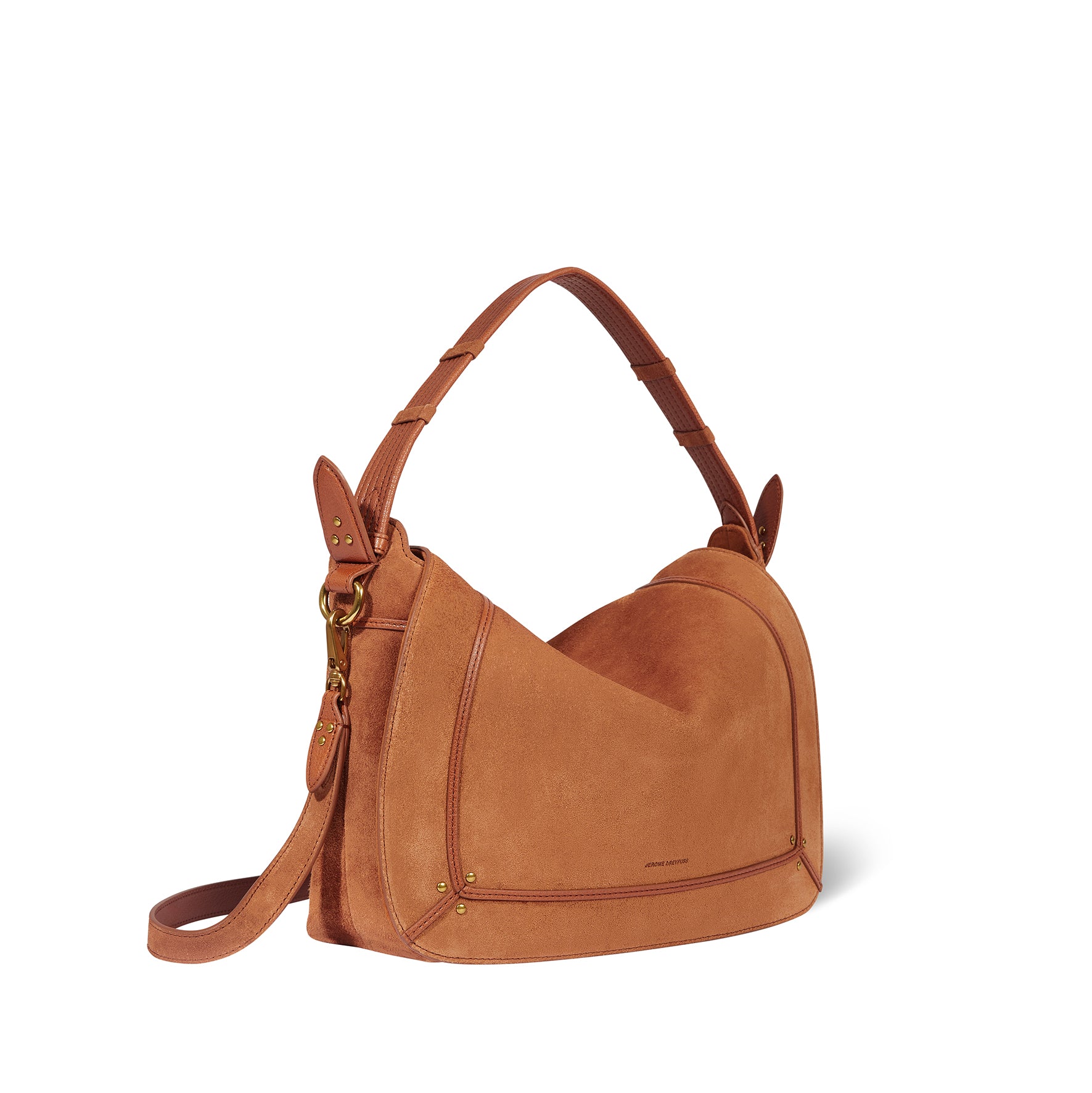 Sac Pepito L croute velours Caramel