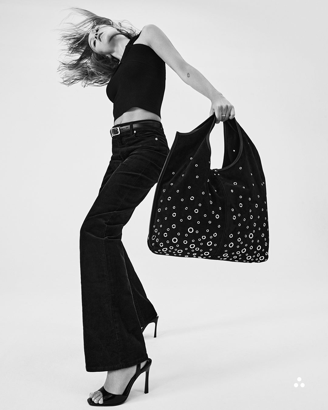 Sac Cabas Paco croute velours Tandem