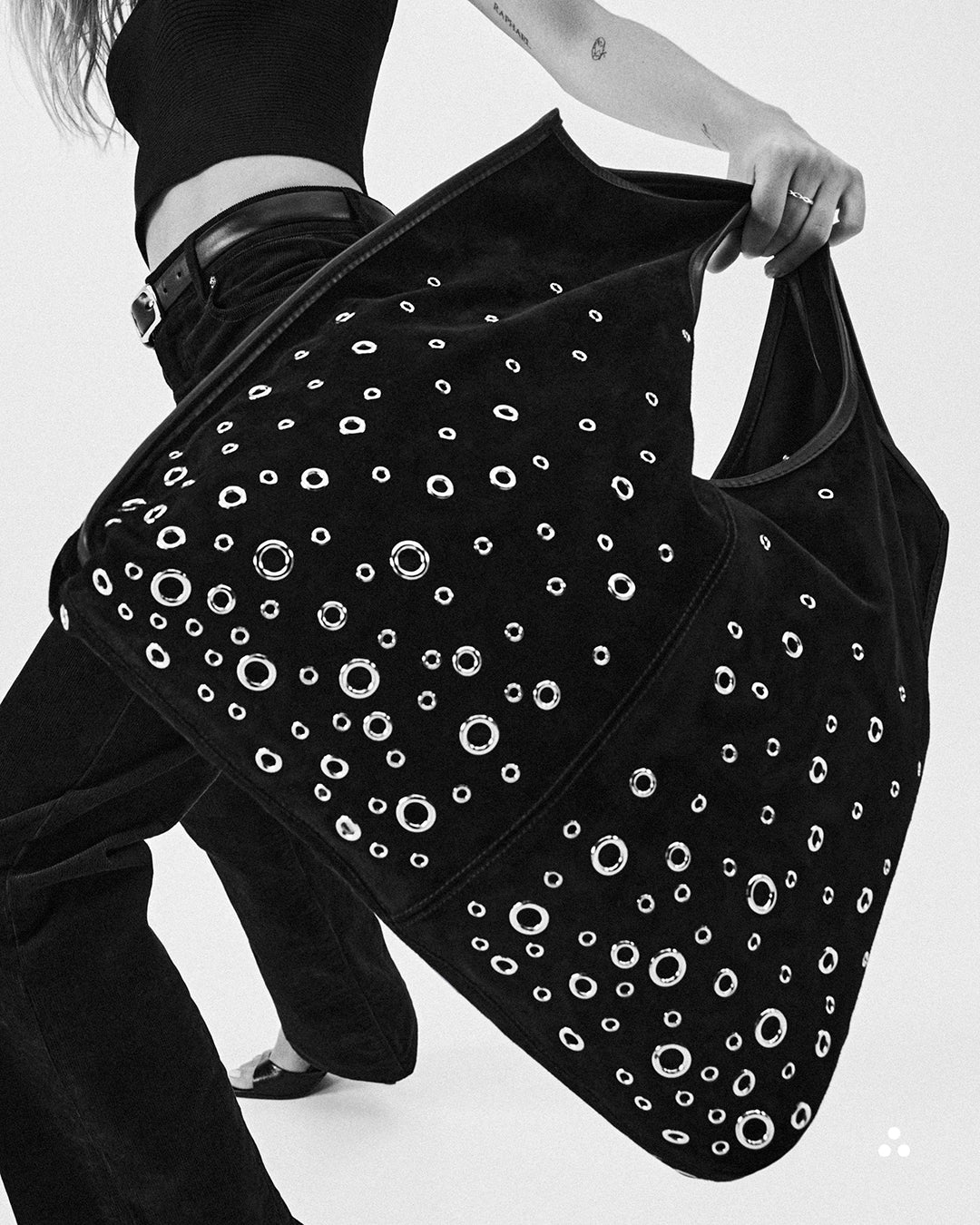 Sac Cabas Paco croute velours Tandem