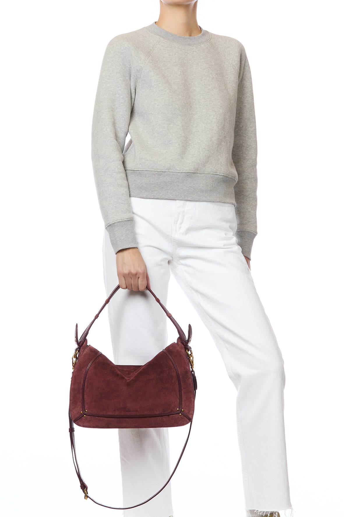 Sac Pepito L croute velours Brulé