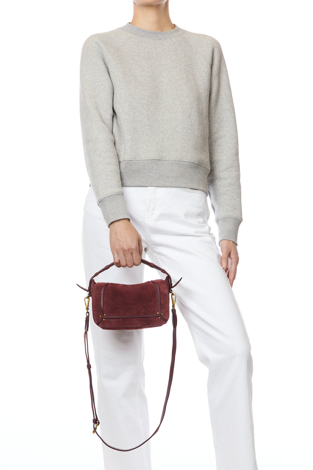 Sac Pepito S croute velours Brulé