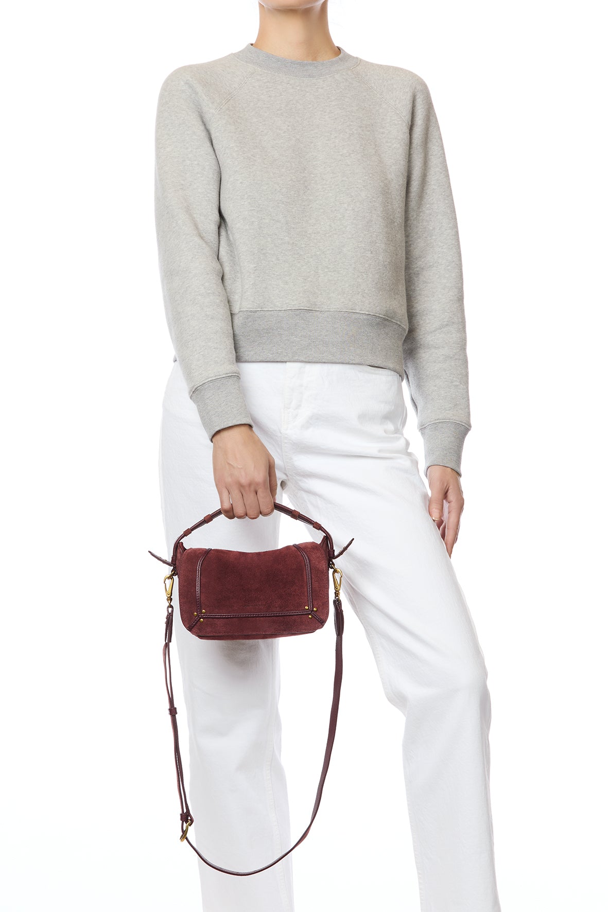 Sac Pepito S croute velours Brulé