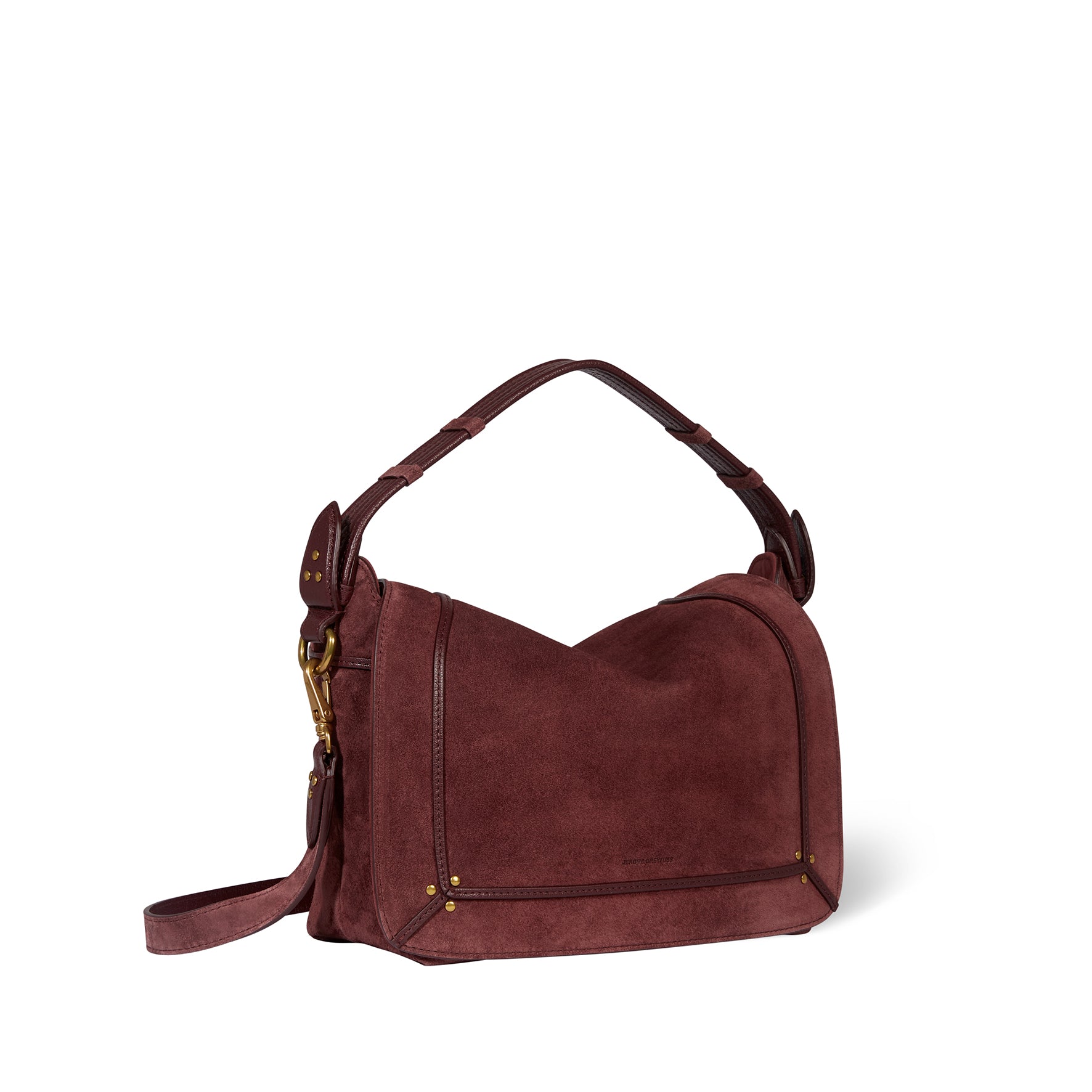 Sac Pepito M croute velours Brulé