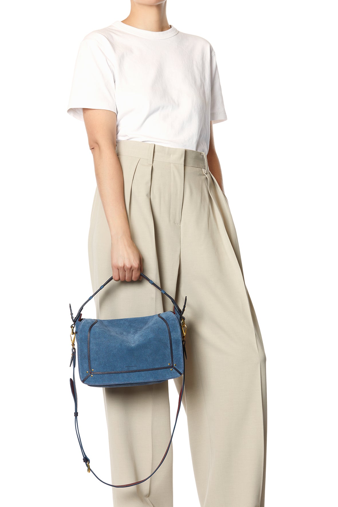 Sac Pepito M croute velours Jean's